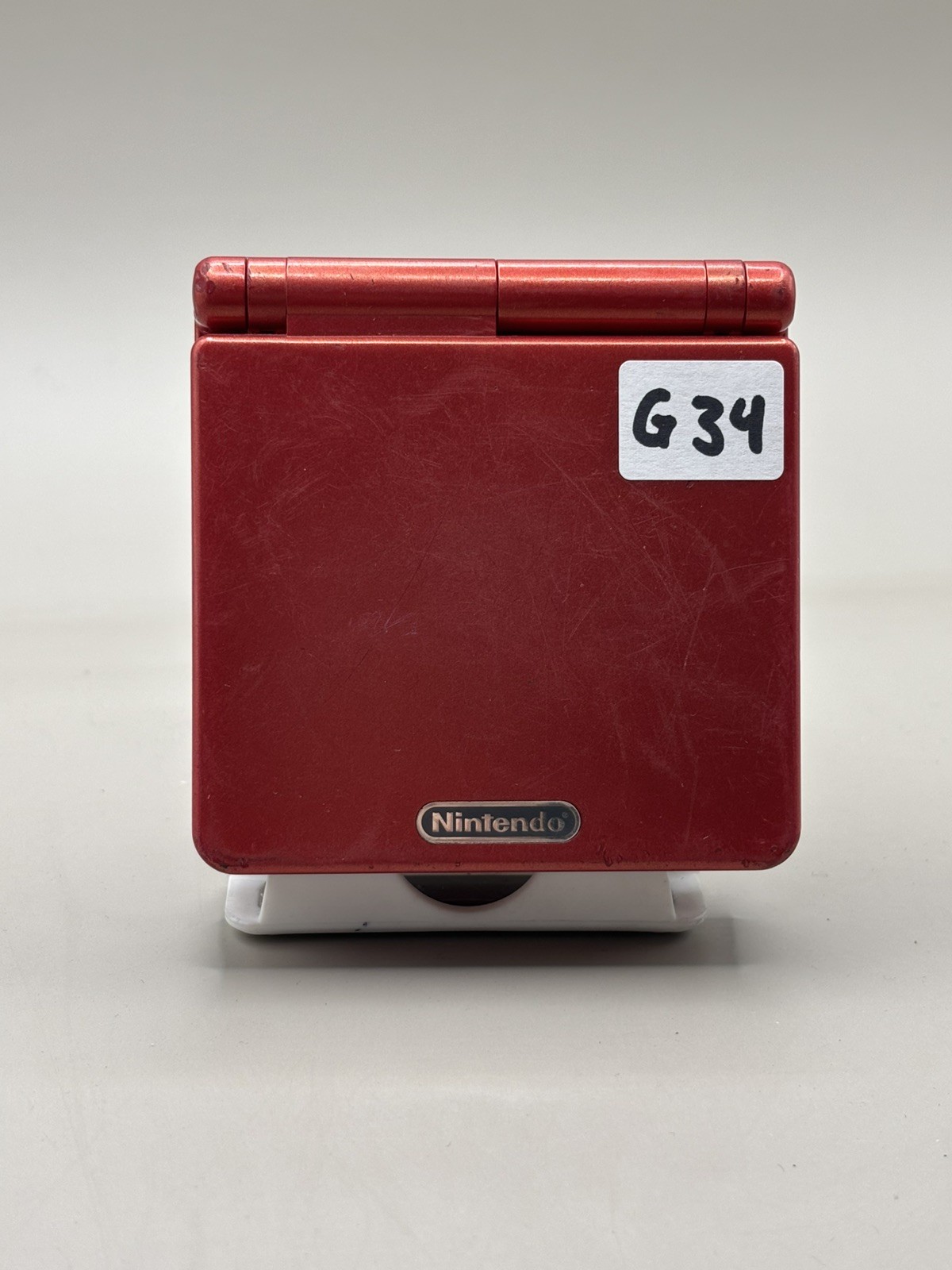 Nintendo Game Boy Advance SP – Flame Red (G34) READ DESCRIPTION