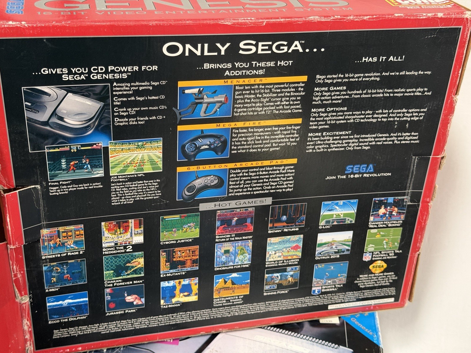 Sega CD Model 2 II Console Genesis Bundle Consoles w Controller & Boxes
