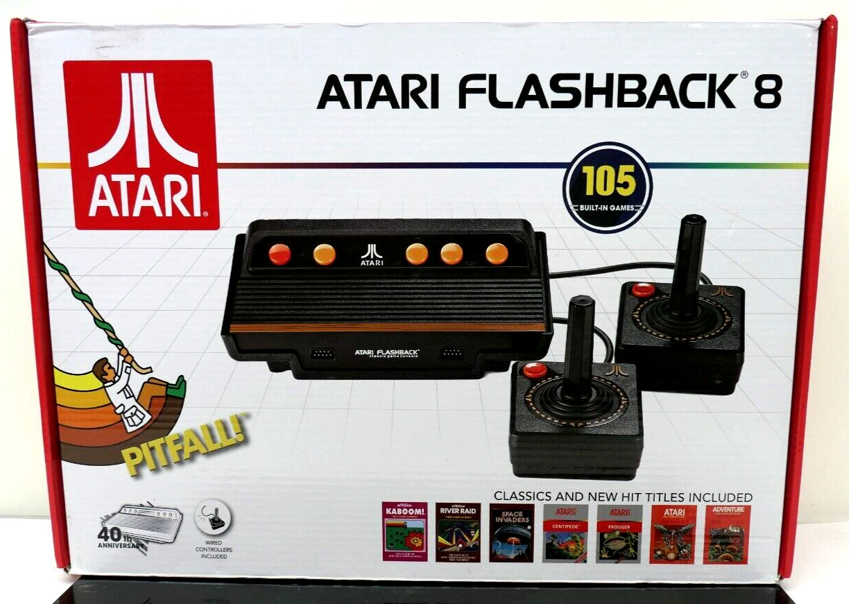 2017 40th Anniversary Atari Flashback 8 105 built-in games Classic/new Games NEW