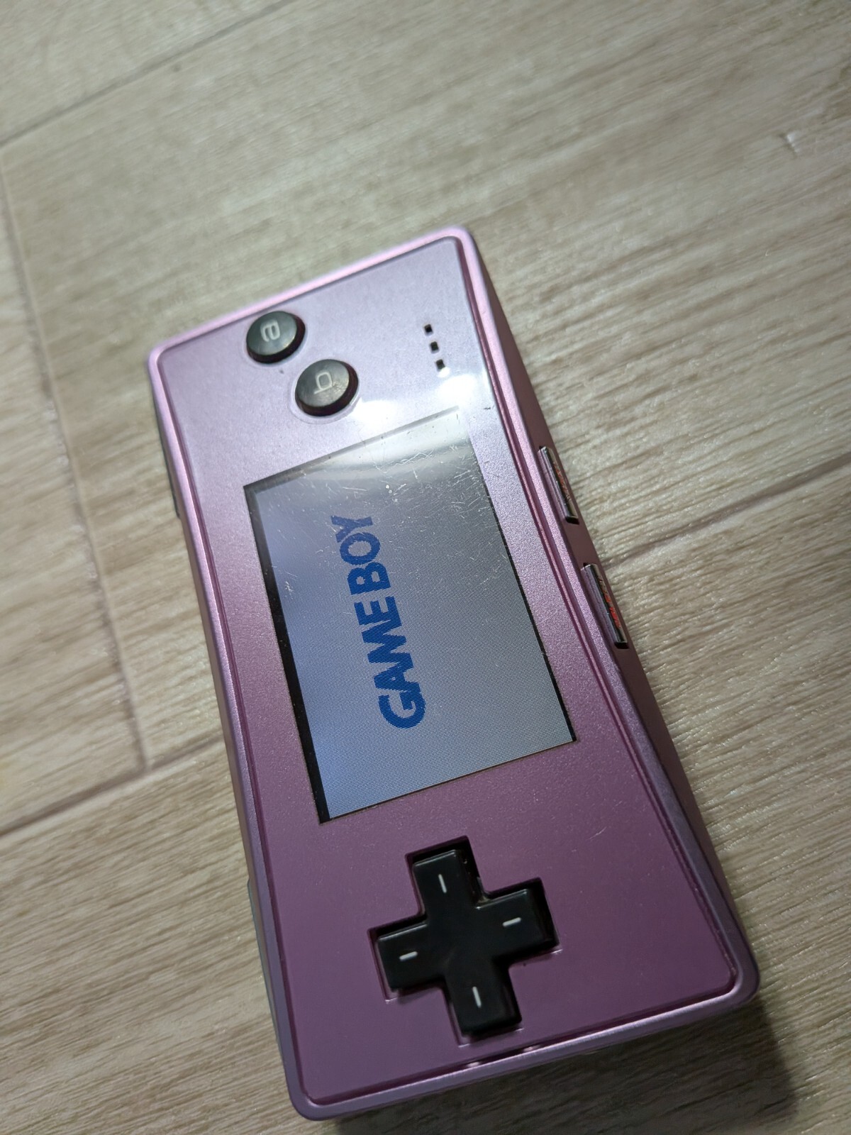 Nintendo game boy micro pink console Tested Work