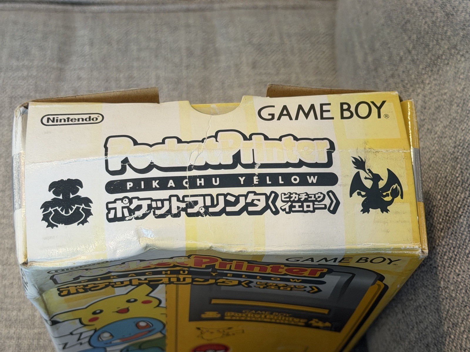 Nintendo Game Boy Pocket Printer Pikachu Yellow Pokemon Center Japan US Seller