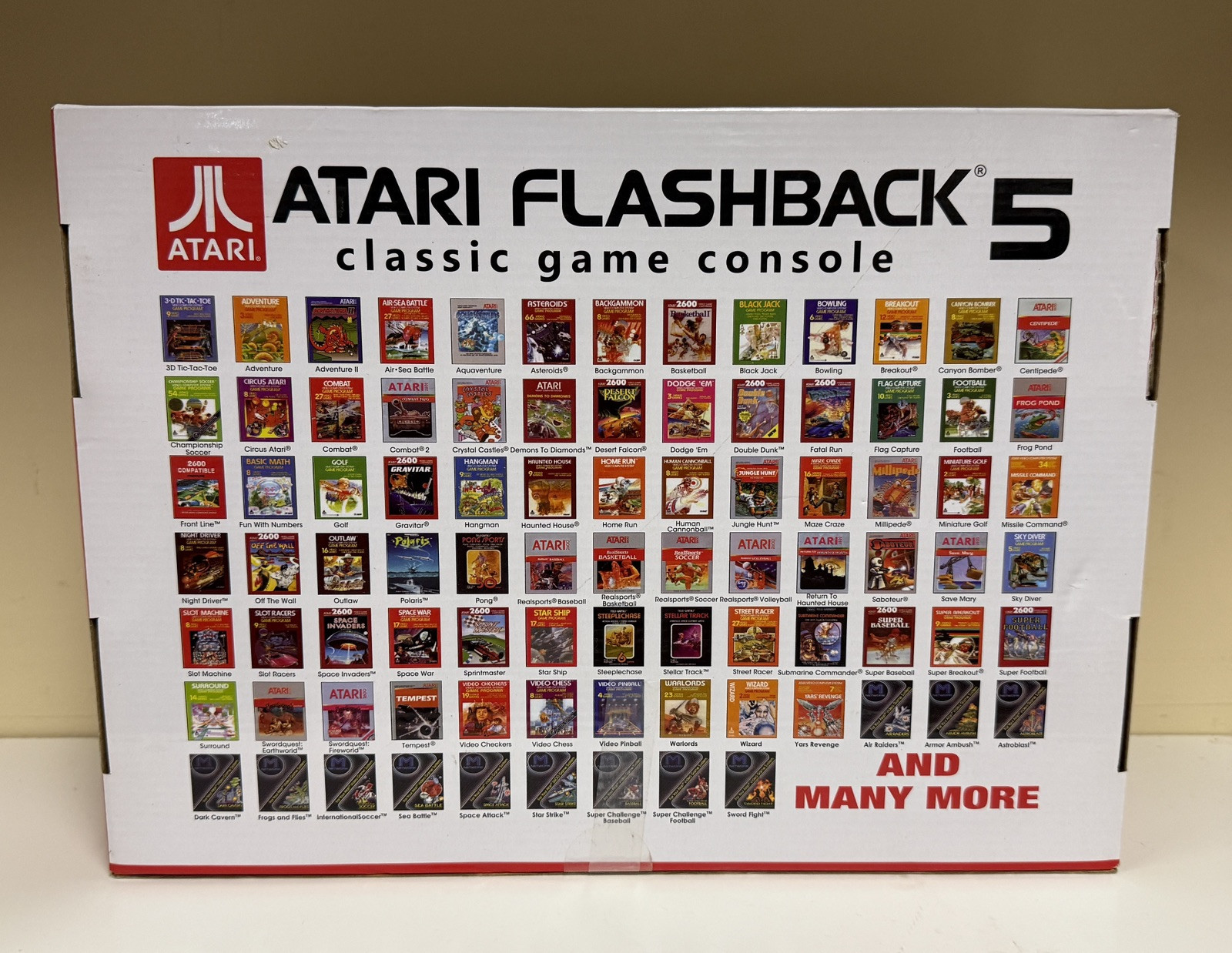 Atari Flashback 5 Classic Game Collector’s Edition Complete in Original Box