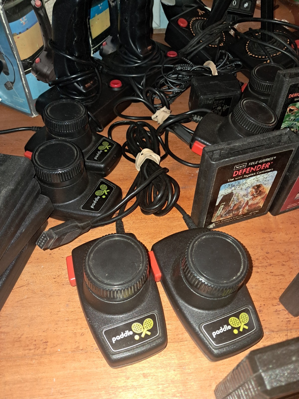 Atari Model CX 2600 39 Games And 14 Paddles