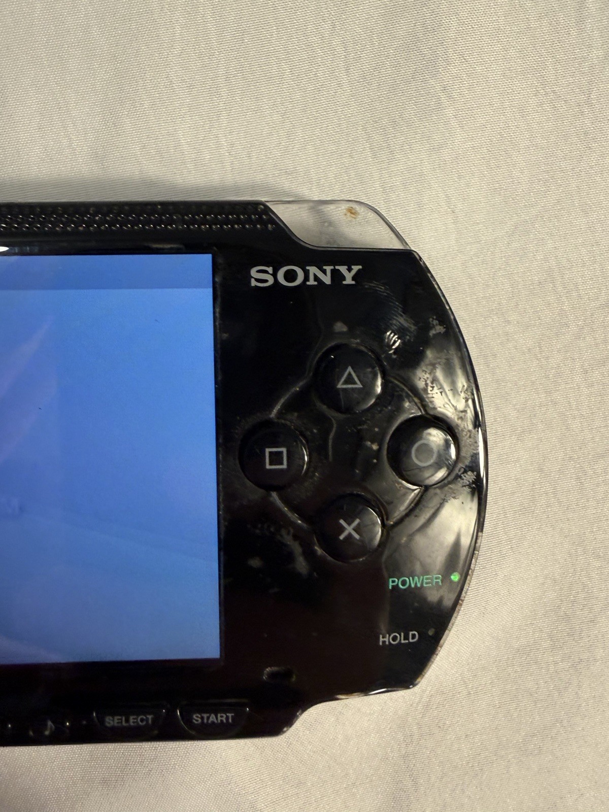 Sony PSP-1001 Black Handheld Console With Charger Tested Works Read!