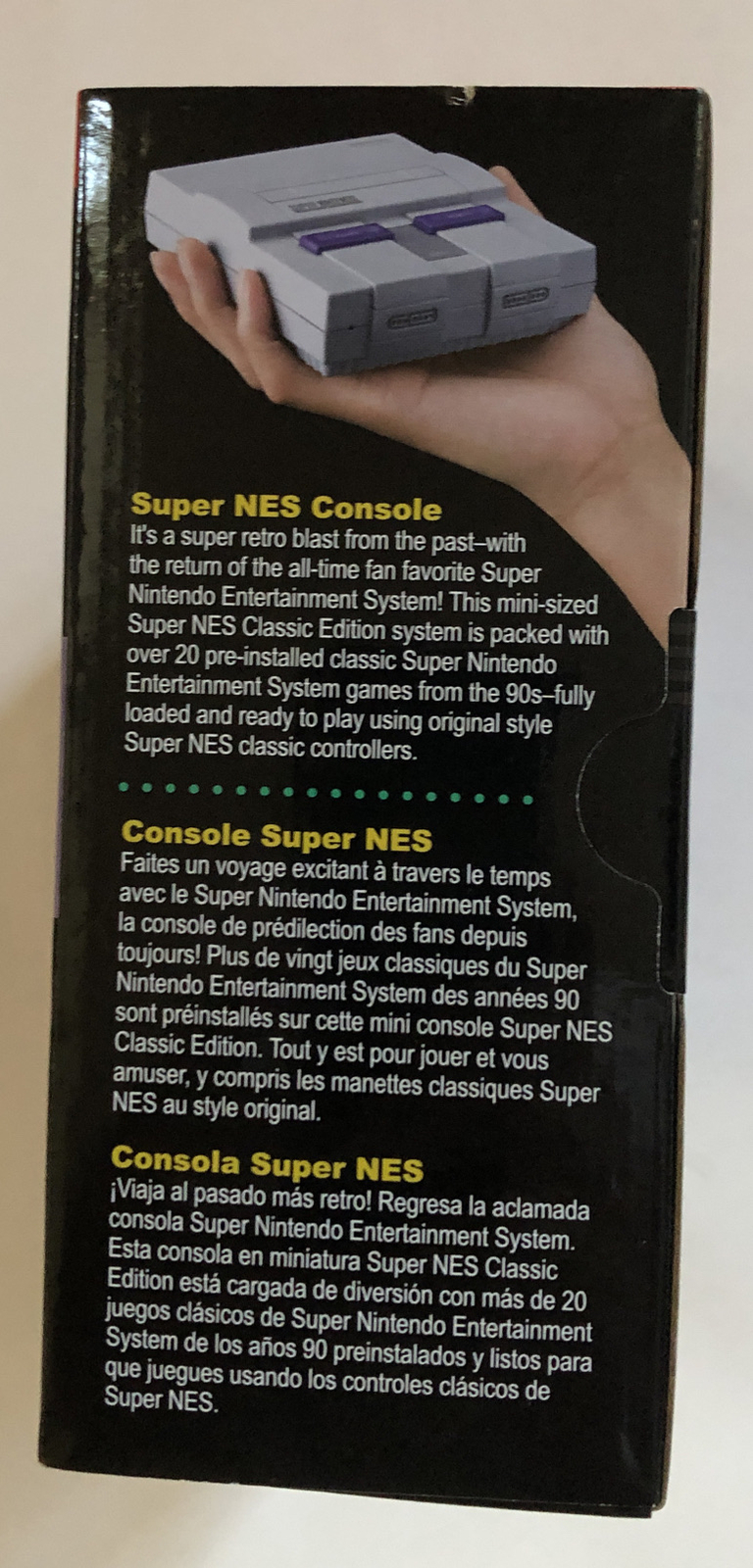 Super Nintendo Entertainment System: Super NES Classic Edition – New (UnOpened)