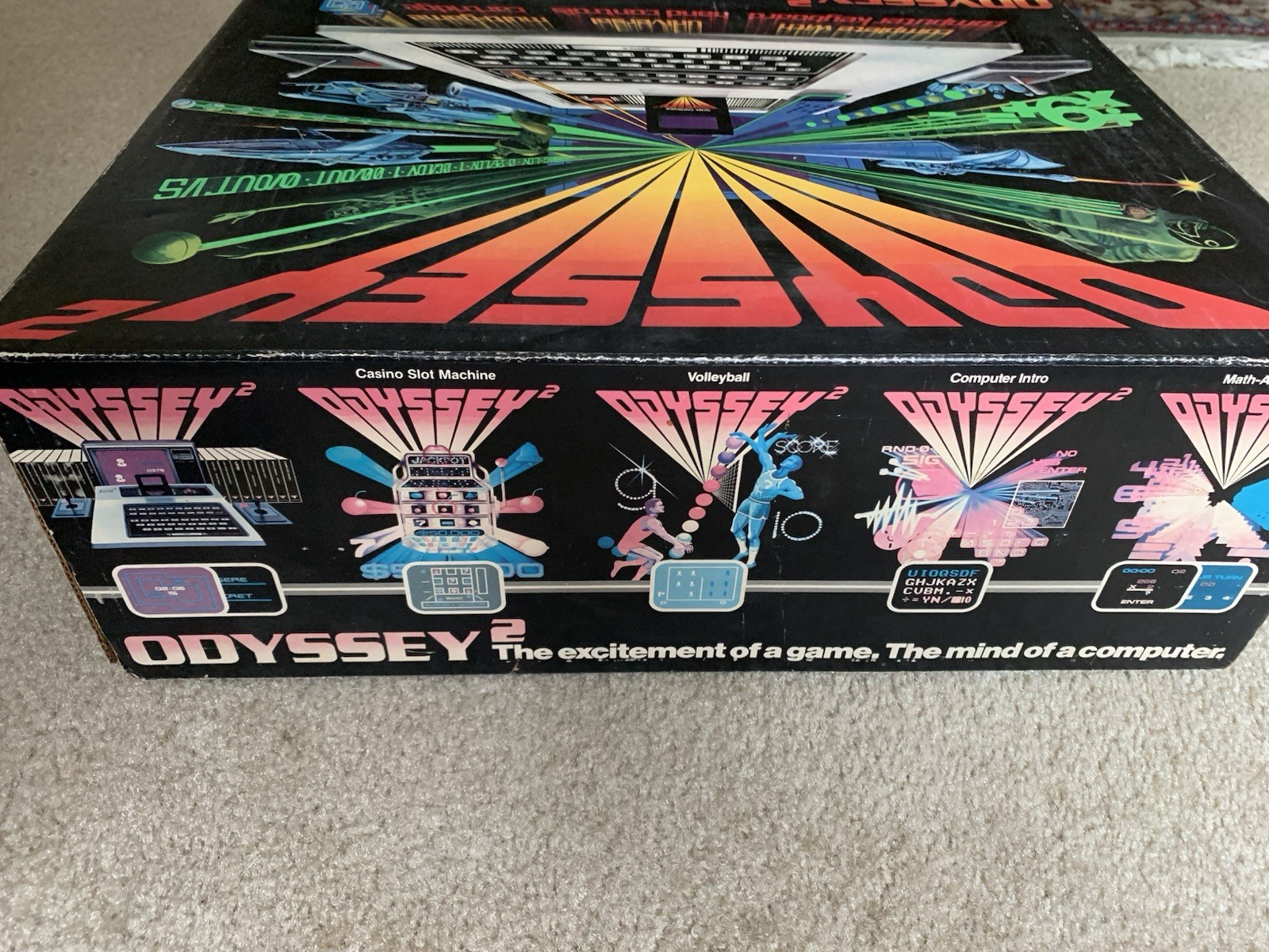 Magnavox Odyssey 2 Console Untested with voice, 2 Controllers & AV Adapter Plug