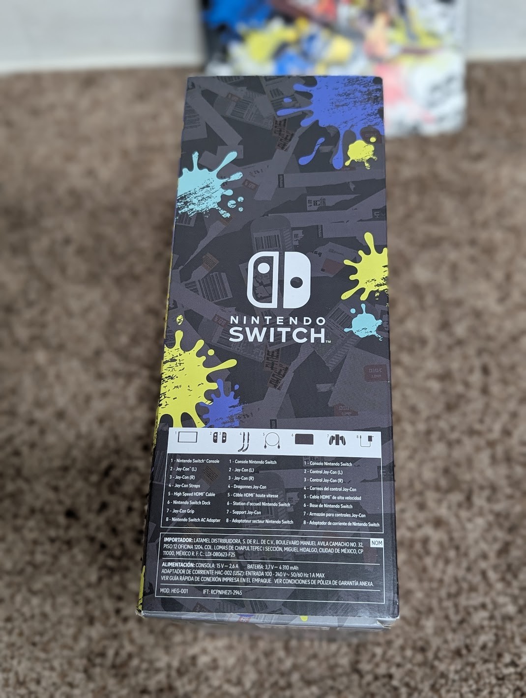 Nintendo Switch (OLED Model) US NTSC Splatoon 3 Edition Console NEW w/ Bonus Ad