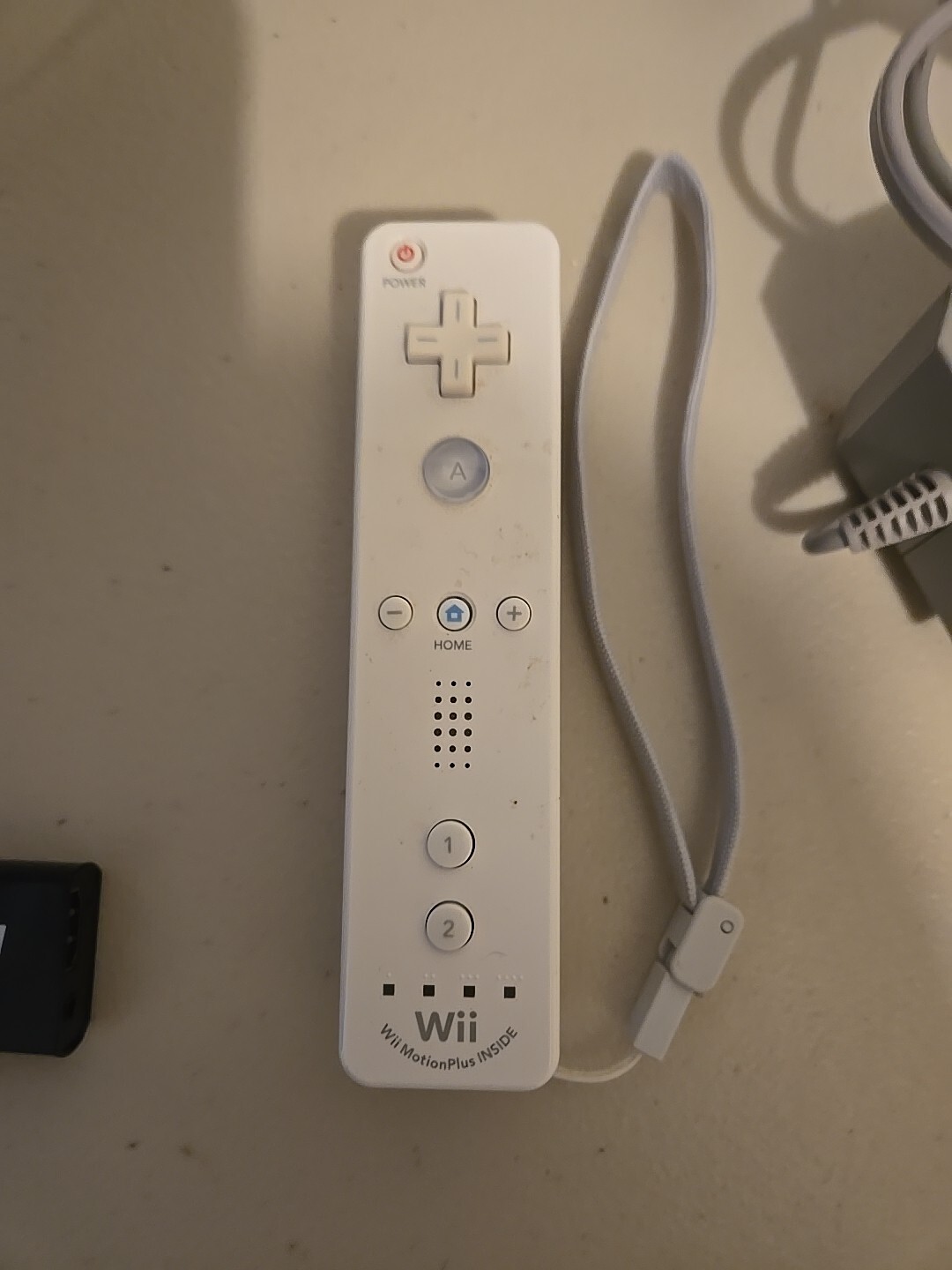 Black Wii W/ Motion Plus & HDMI Adapter (All Cords)