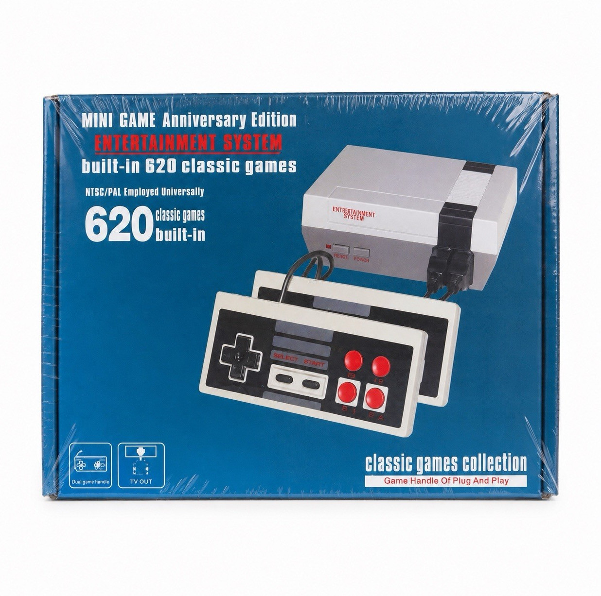 Mini Game Anniversary Edition Home Console 620 Games Plug & Play RCA Region Free
