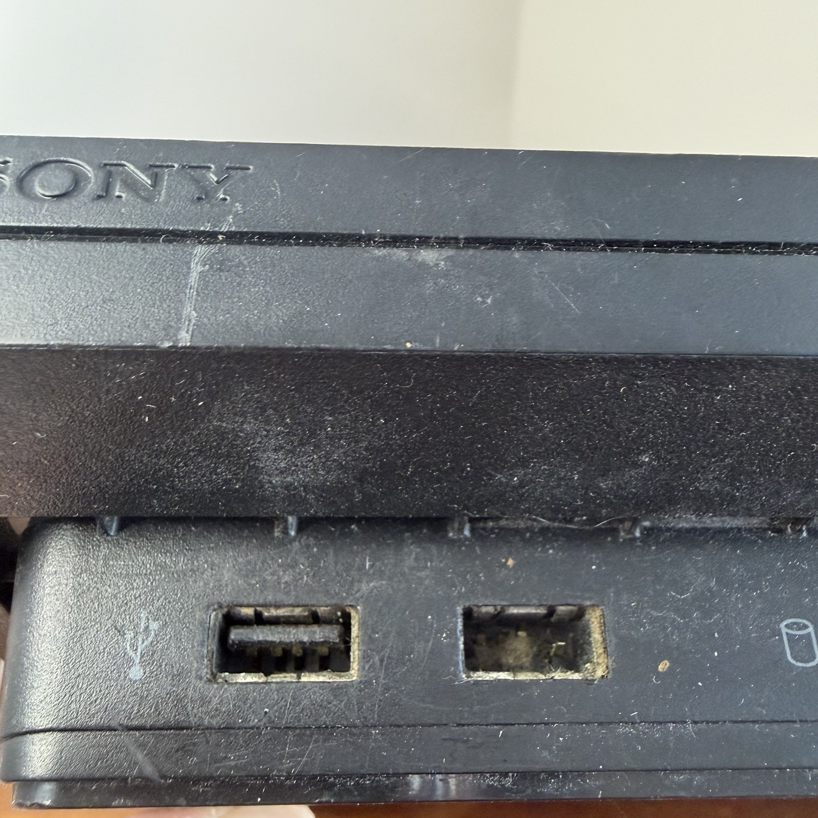 PlayStation 3 & Two Wireless Controllers CECH-3001A Slim Console for Parts Only