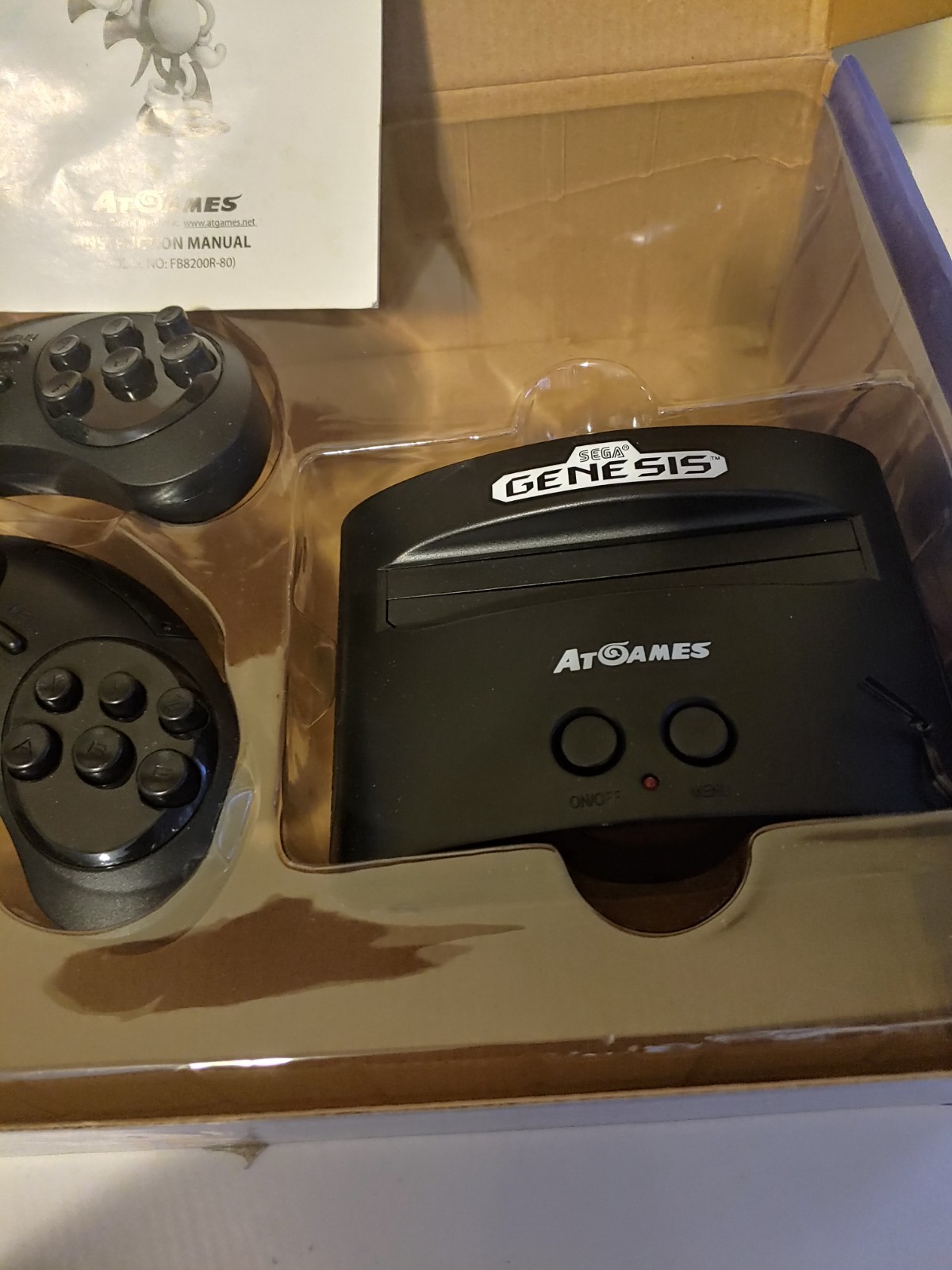 Sega Genesis Classic w/80 built in games. 2012. tested. w/ retail box 93% pkg…