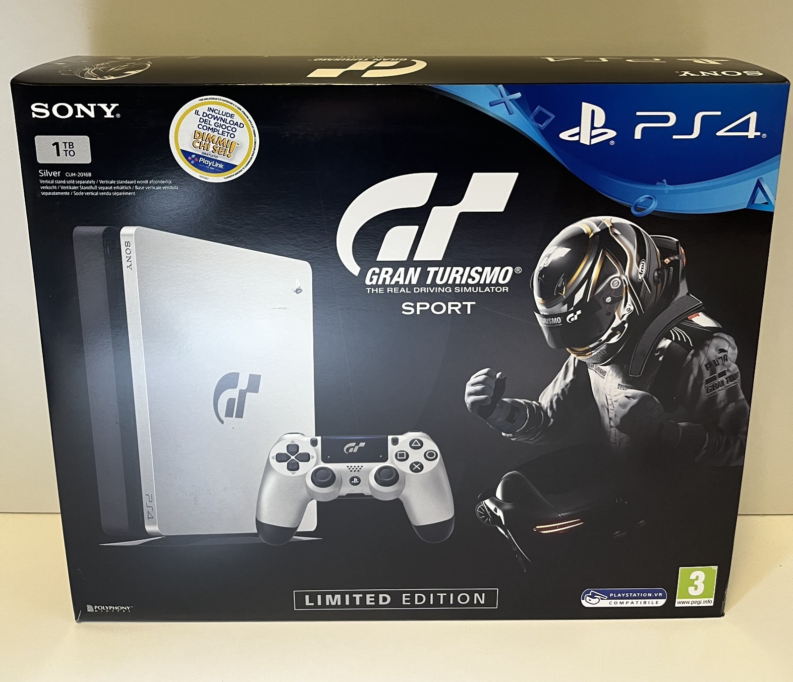 SONY PLAYSTATION 4 GT SPORT LIMITED EDITION 1TB CONSOLE NEW FACTORY SEALED 2017