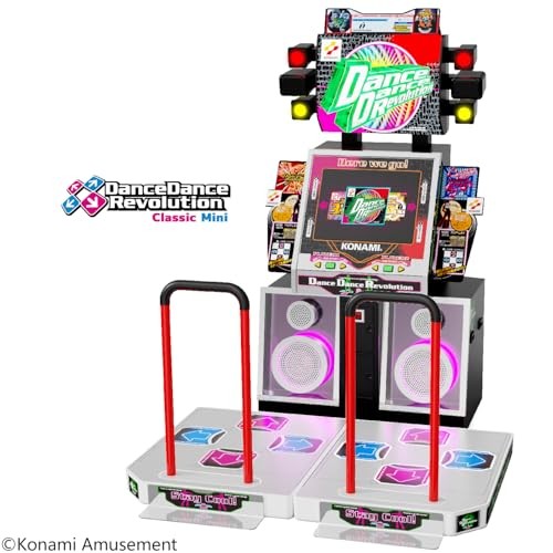 KONAMI licensed DanceDanceRevolution Classic Mini Mini Dance Game Machine 5in.