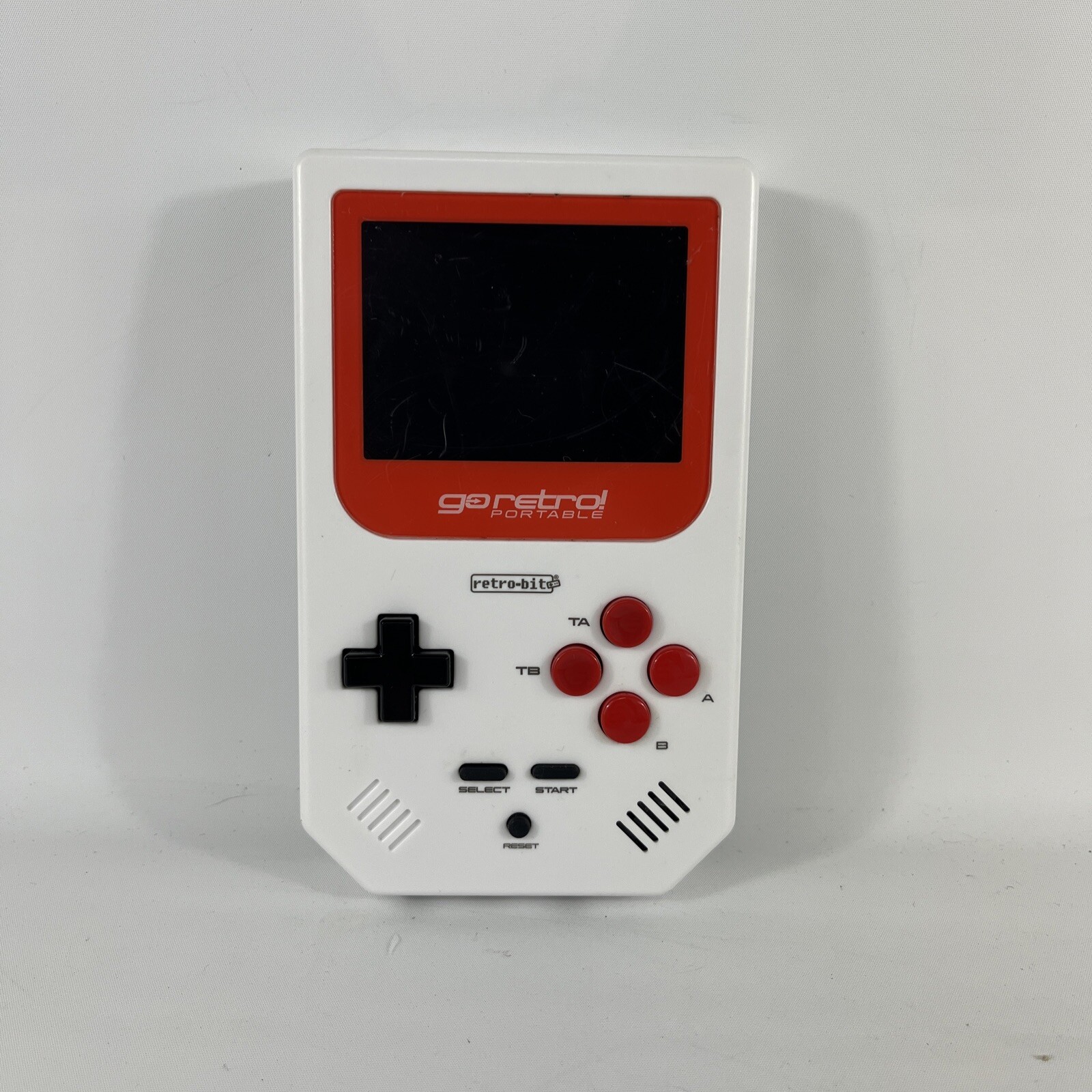 Retro-Bit Go Red/White Retro Portable Handheld Electronic Video Game Console