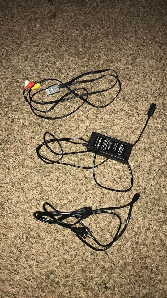 Nintendo GameCube with games, Controller, and memory card