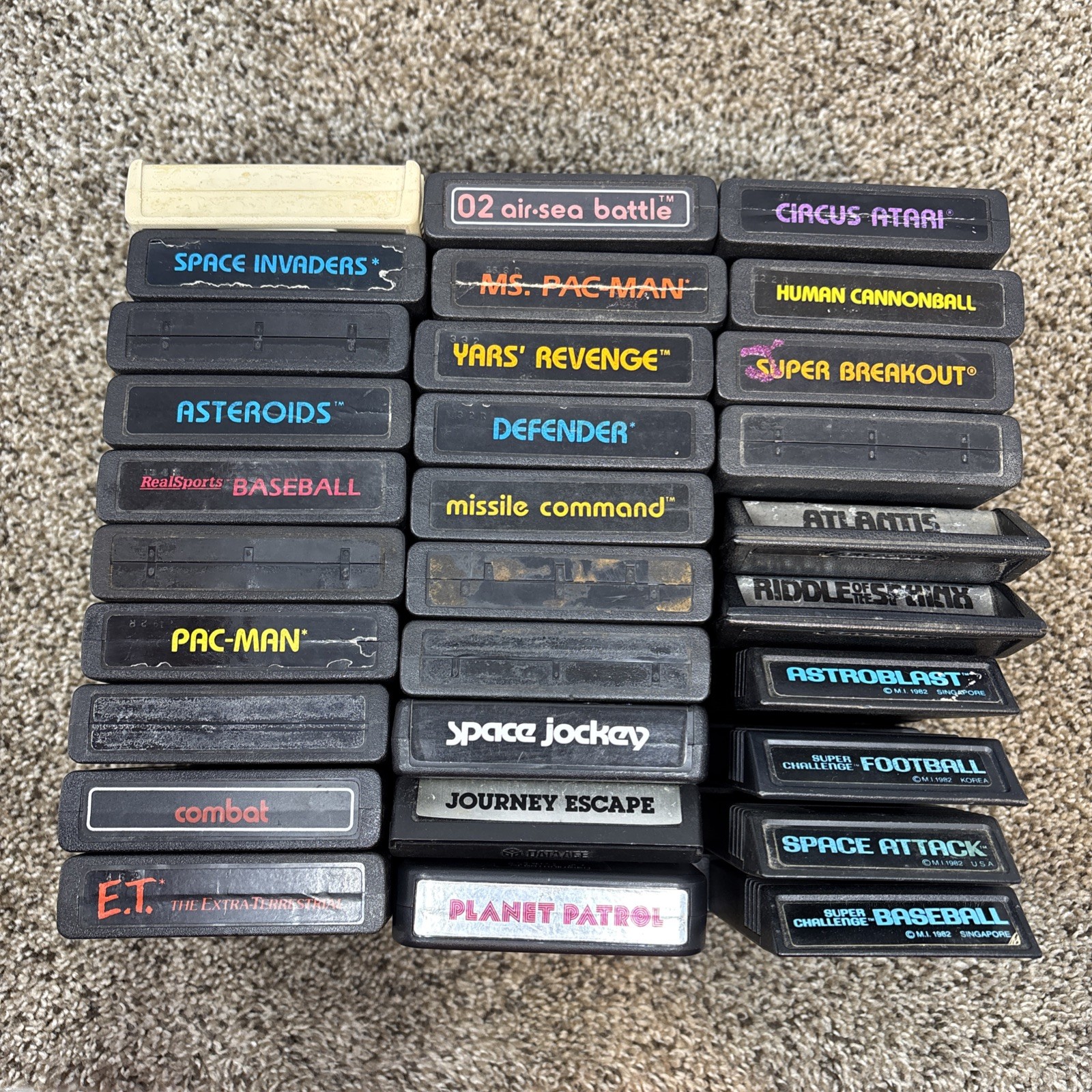 Atari 2600 System Bundle with Console, 30 Games, Joystick, Paddles, and More LOT