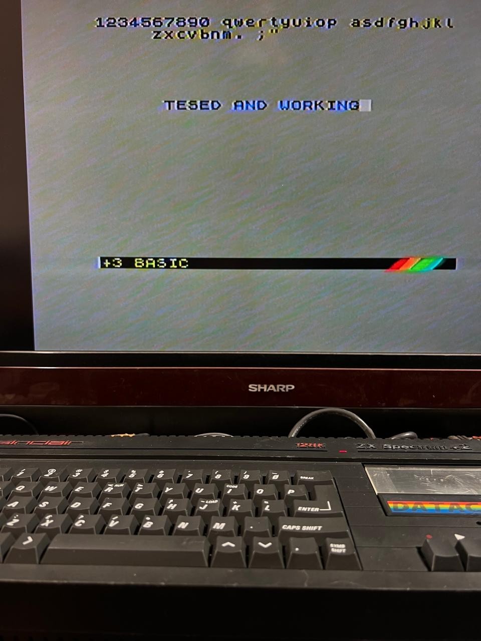SINCLAIR ZX SPECTRUM +2 128K Black COMPUTER Game VINTAGE