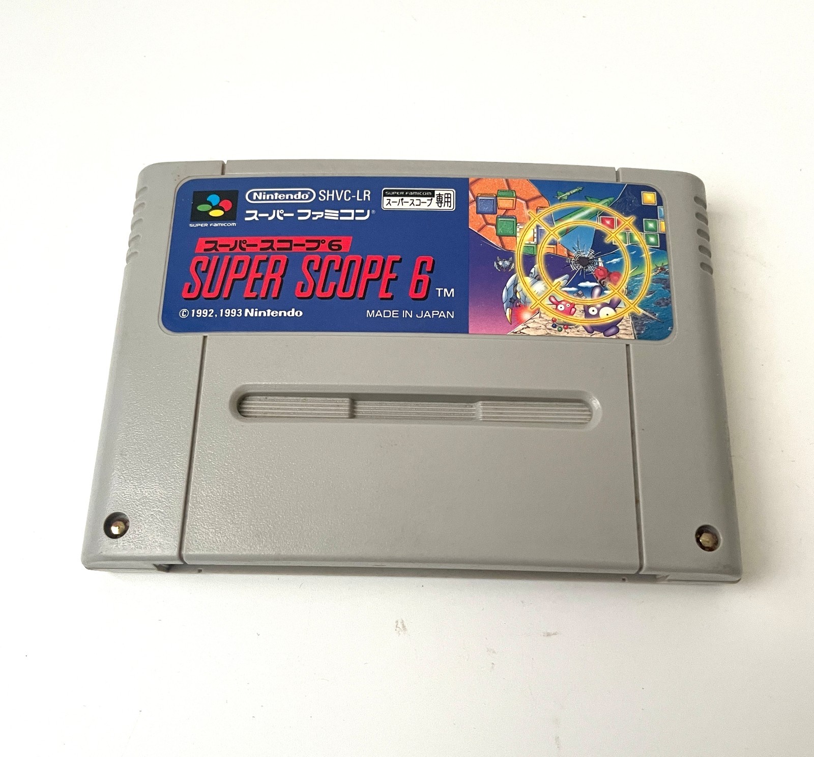 Nintendo Super Famicom Super Scope 6 SHVC-SSA Boxed Scope Controller SFC Game