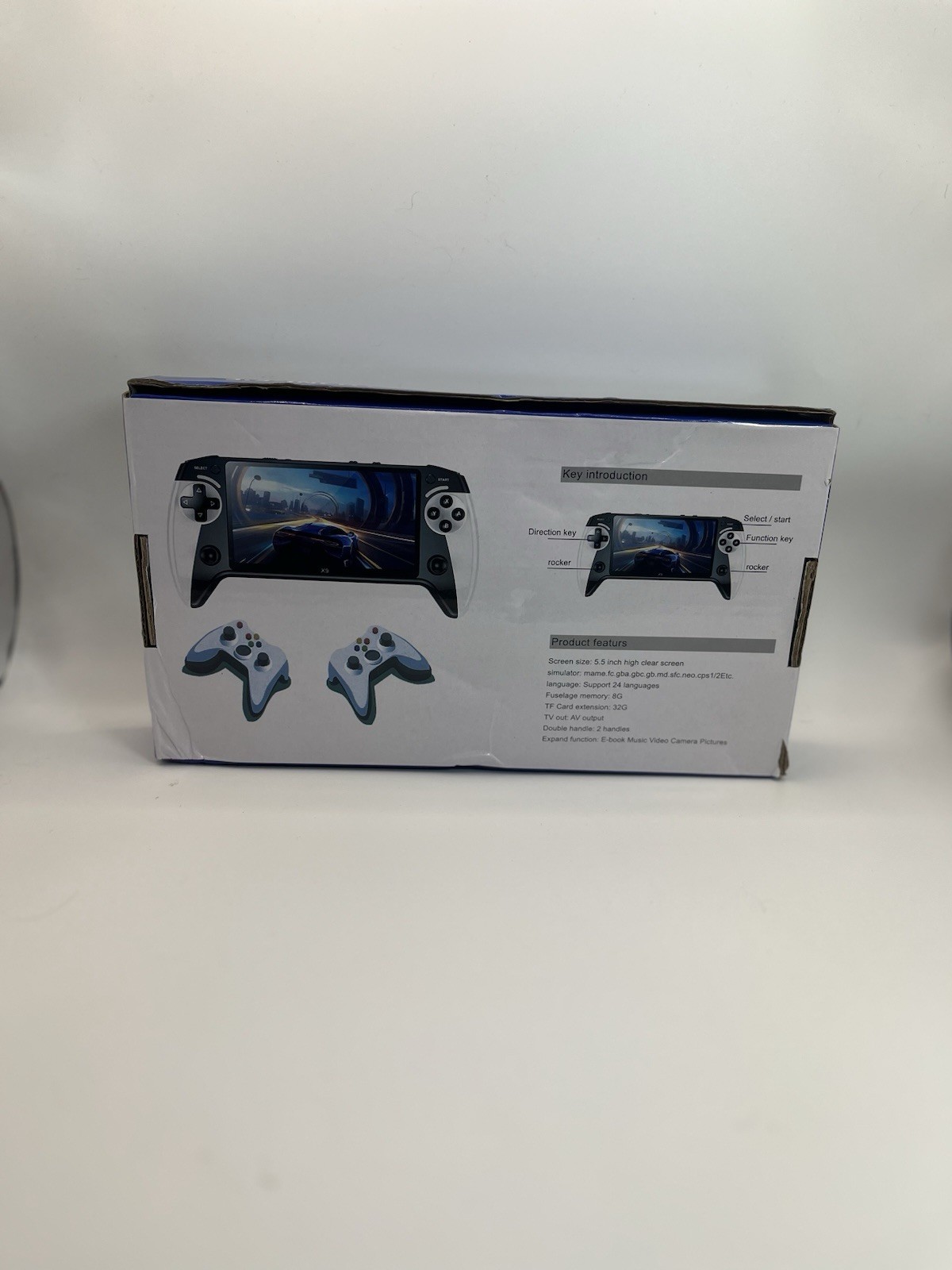 BLACK HAWK X9 5.5-inch Handheld Game Console 32G, TF Card, USB-A, RCA