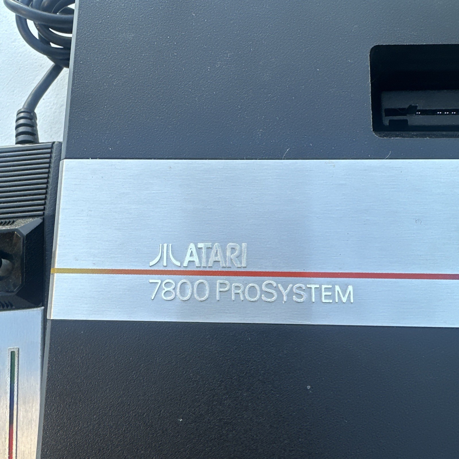 VTG Atari 7800 ProSystem Console 2 Controllers Pole Position II Tested Bundle