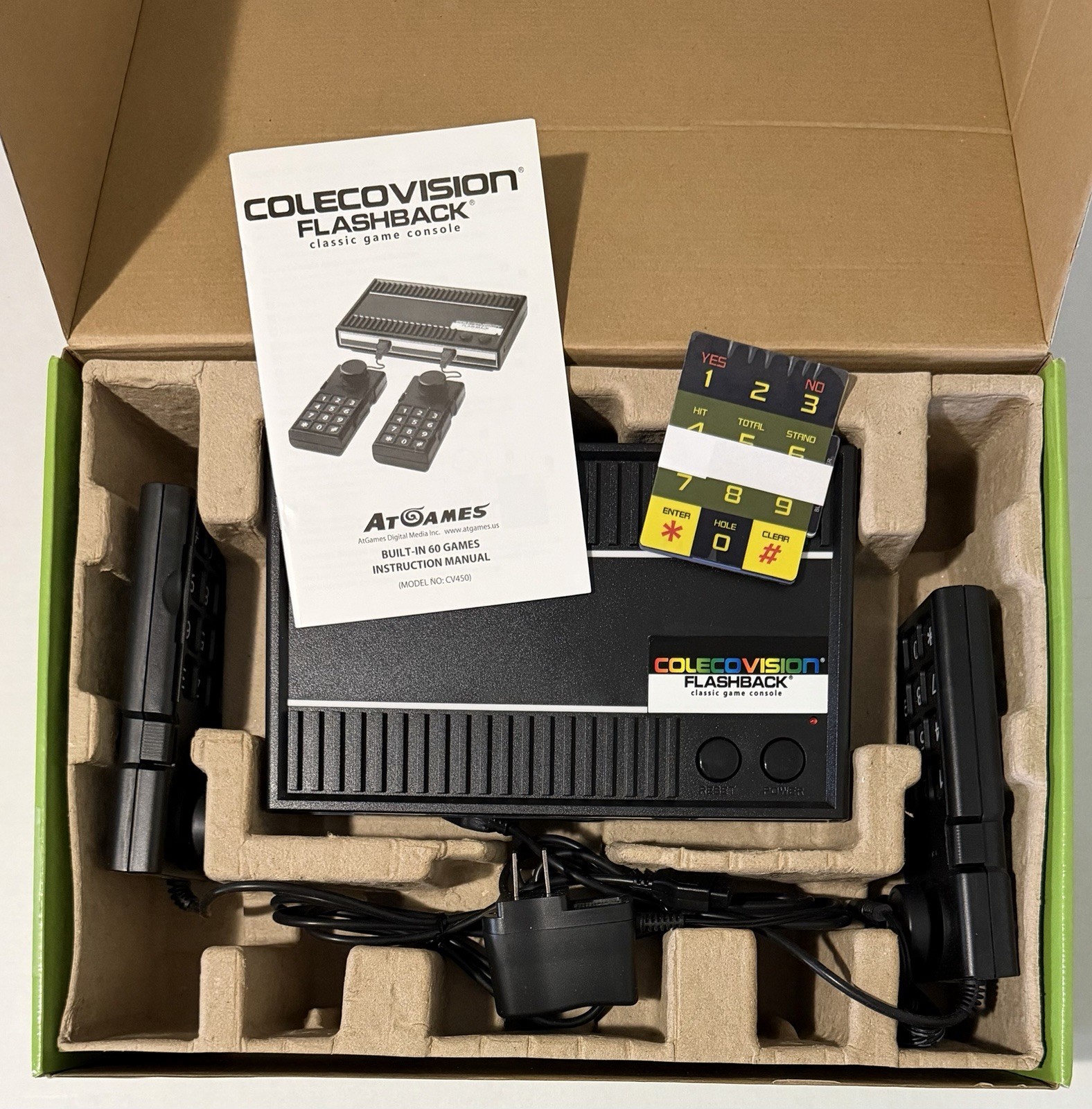 Colecovision Flashback Classic Game Console 60 Games Collectors Edition Open Box