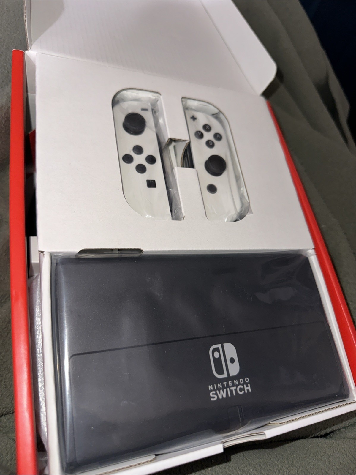 Nintendo Switch OLED Console Gaming System HEG-001 Black/White Bundle