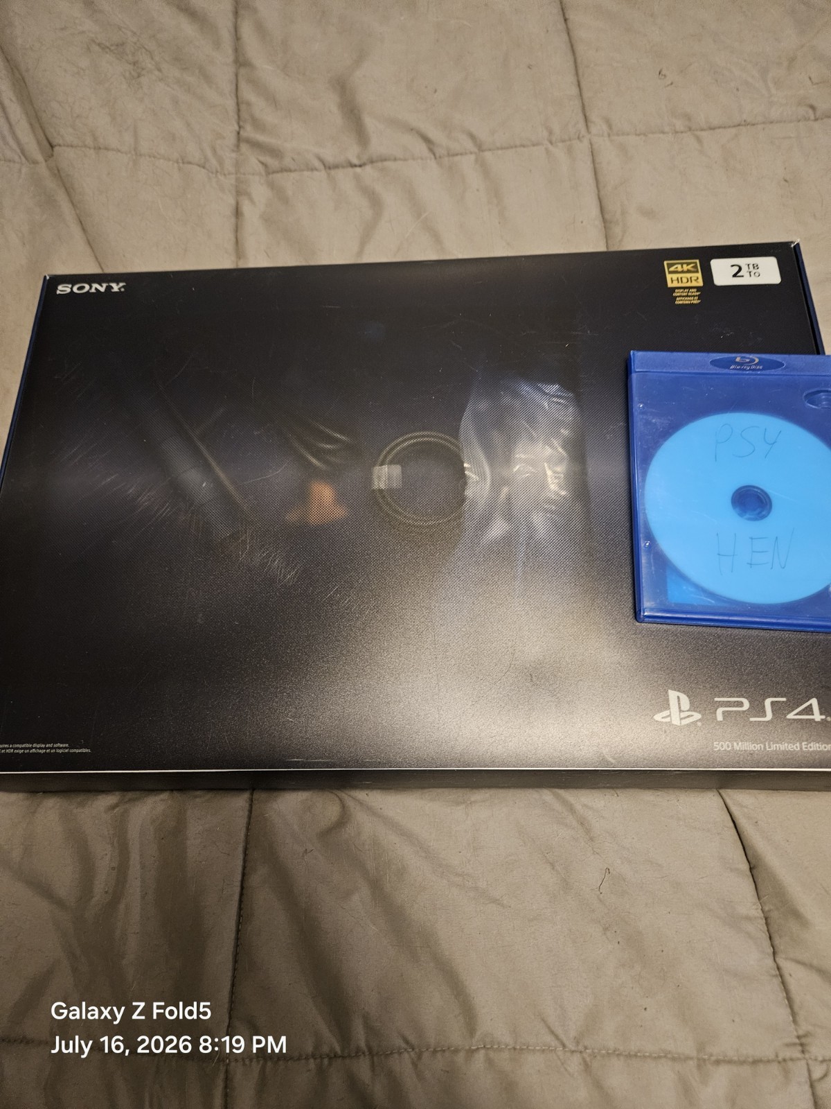 CIB Sony PlayStation 4 Pro 2TB 500 Million Limited Edition Console Bundle