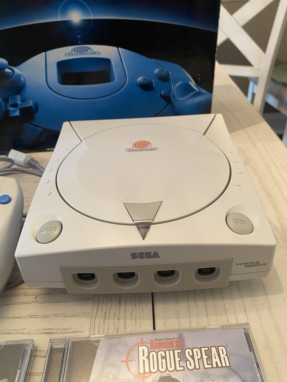 Original SEGA Dreamcast Launch Edition Console Bundle With 2 Games Amazing Cond.