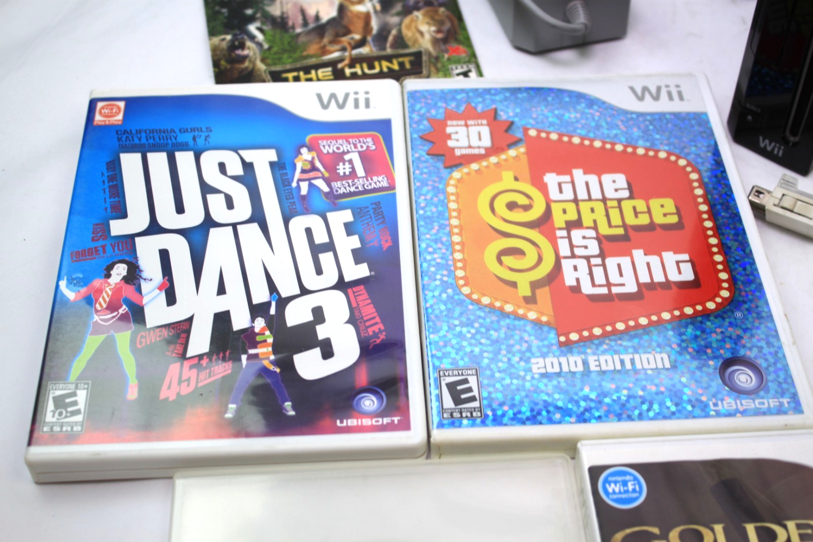 Nintendo Wii Console System Bundle w/ 2 Controllers & 6 Games – Not Sensor