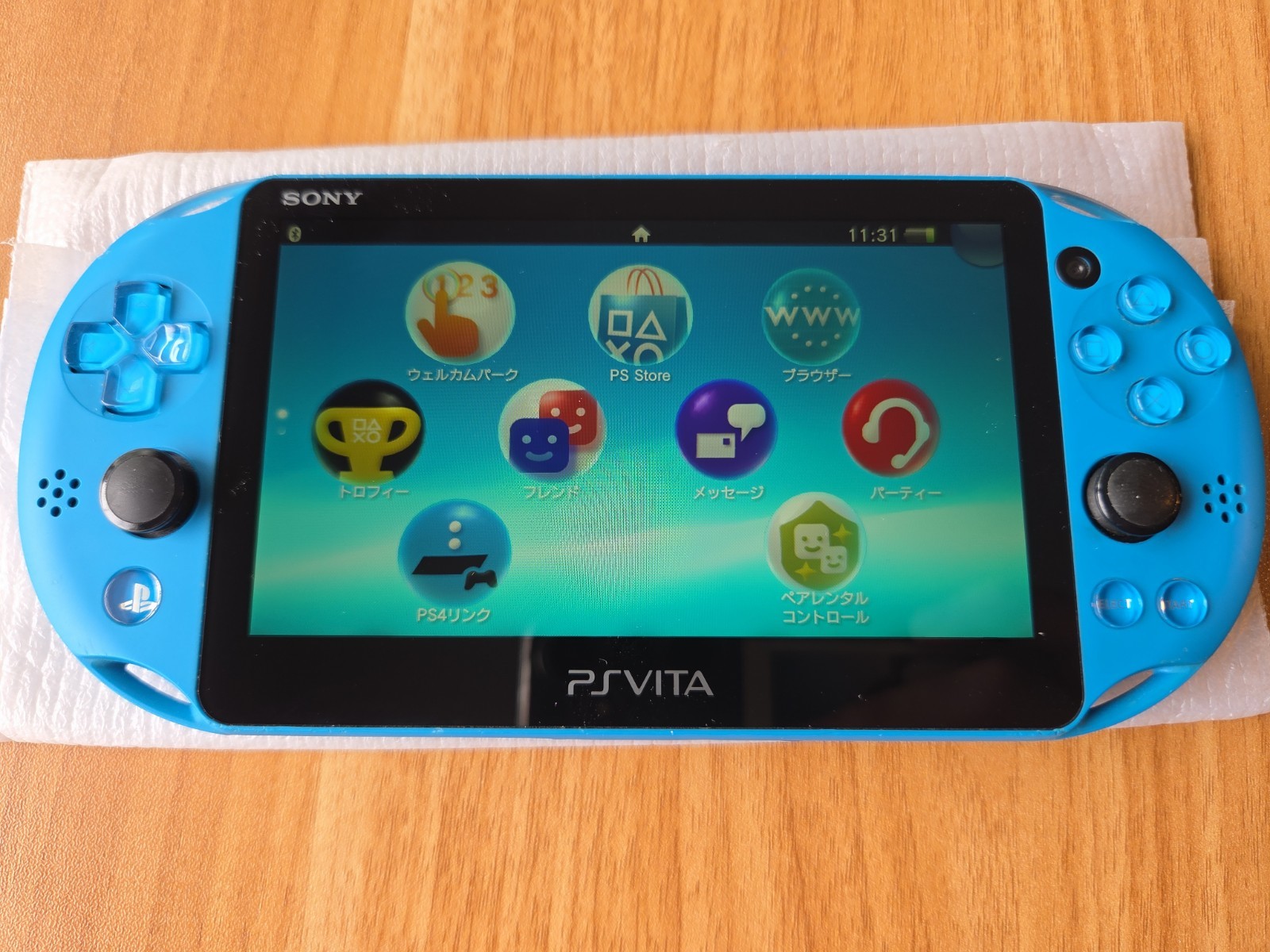 PS Vita Aqua Blue PCH 2000 Za23 Console Charger PSV Slim [BOX]