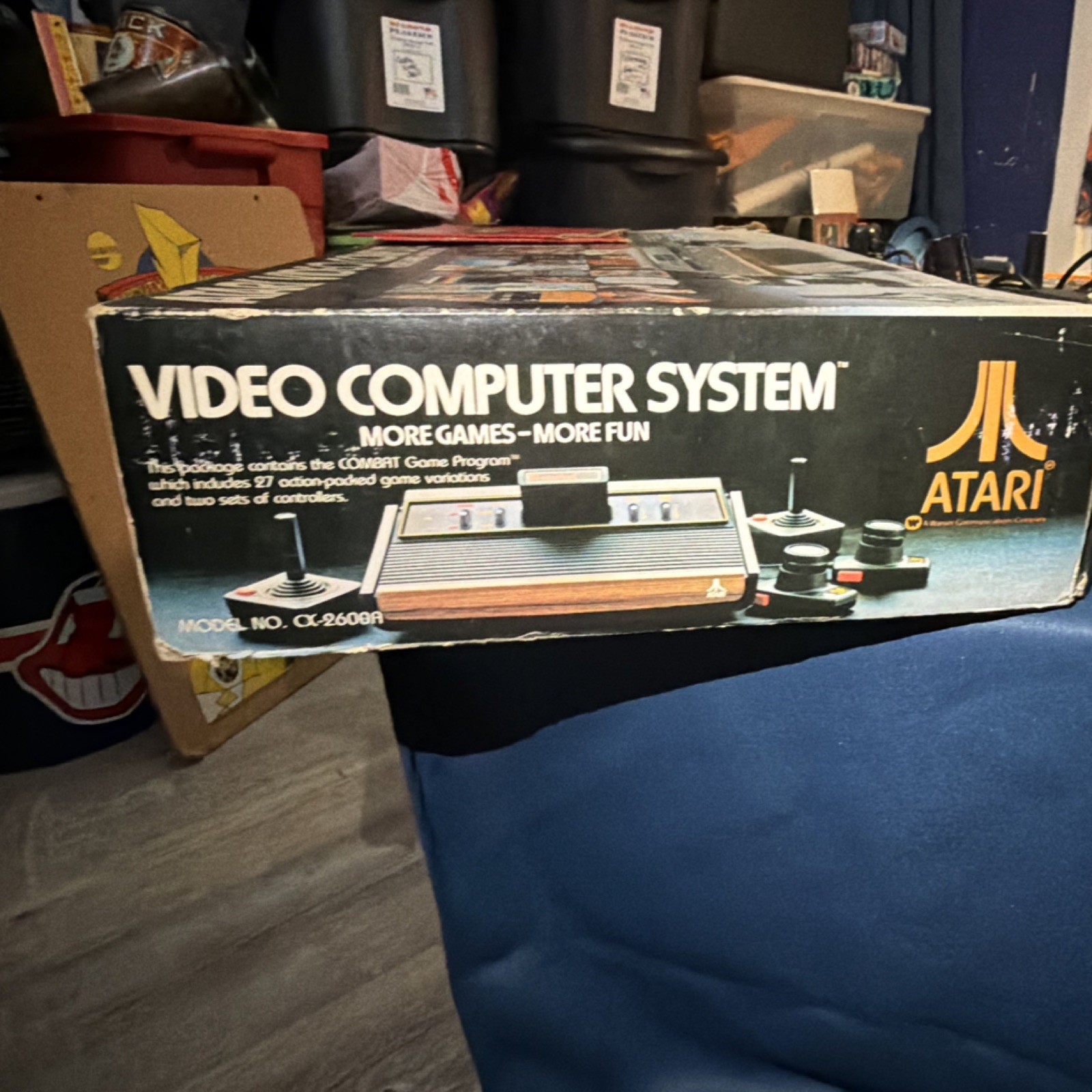Atari Video Computer System CX-2600R Atari 2600 Console w/ Controllers, Games