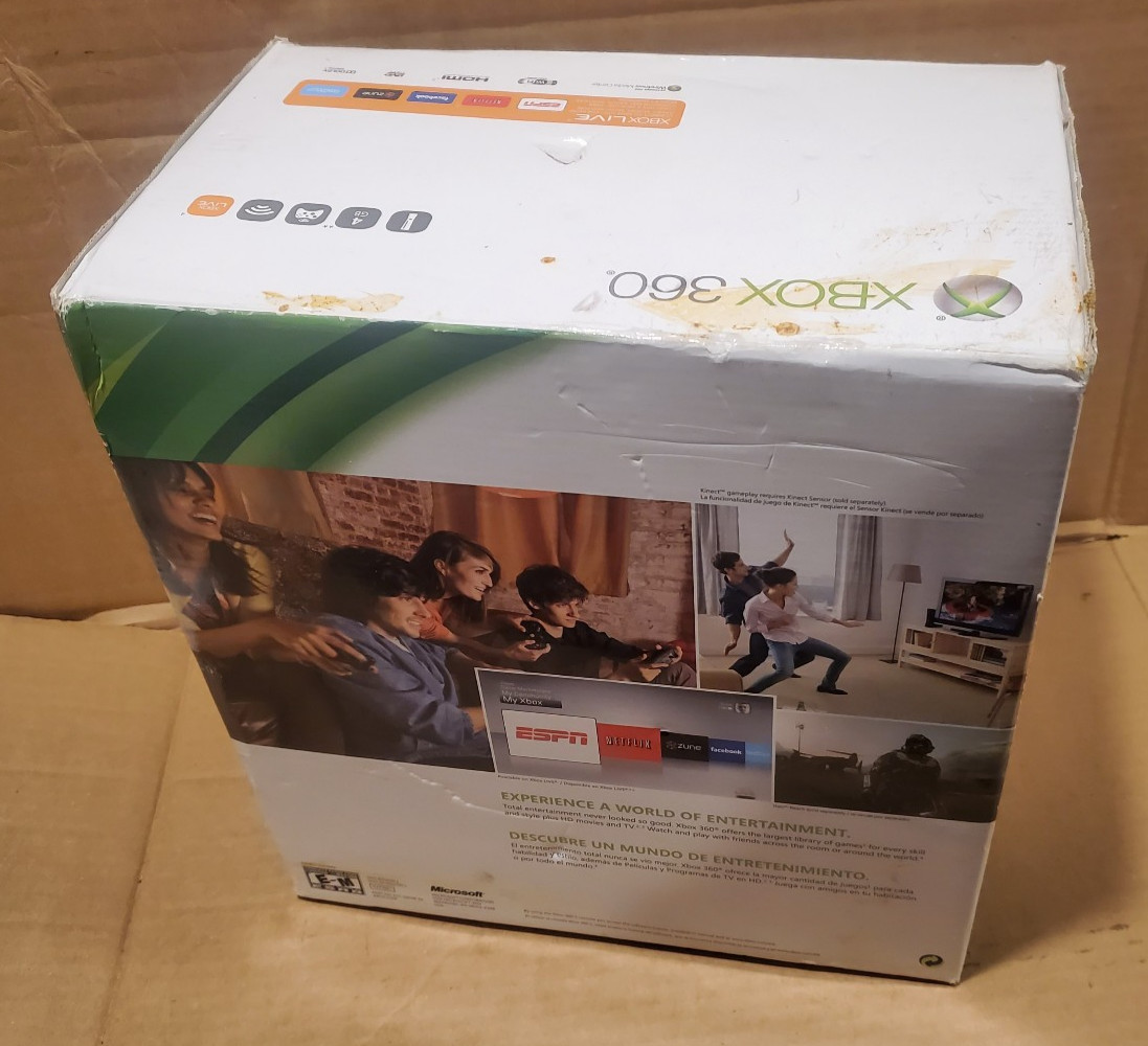 Microsoft Xbox 360 4GB Black Console in box
