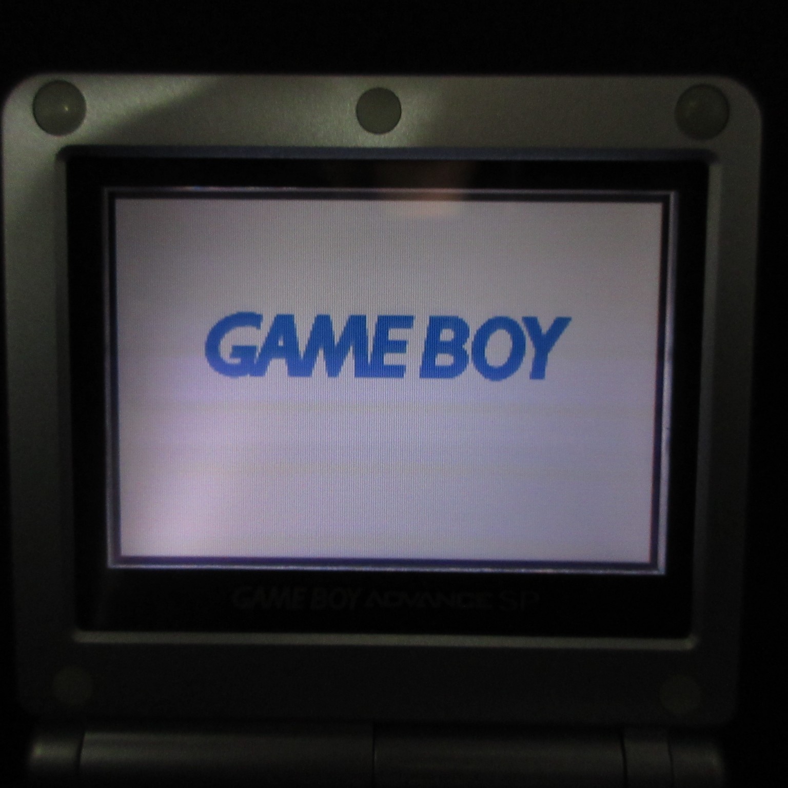 【Excellent】Nintendo GameBoy Advance SP Pearl Blue GBA Console #RET08/0608/01