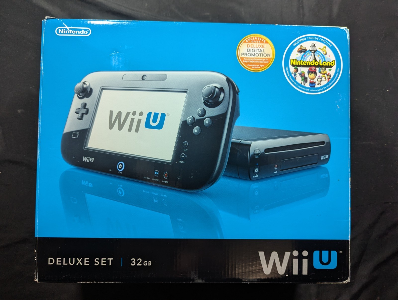 Nintendo Wii U 32GB Deluxe Set CIB Matching Serials w/ Nintendoland Disc