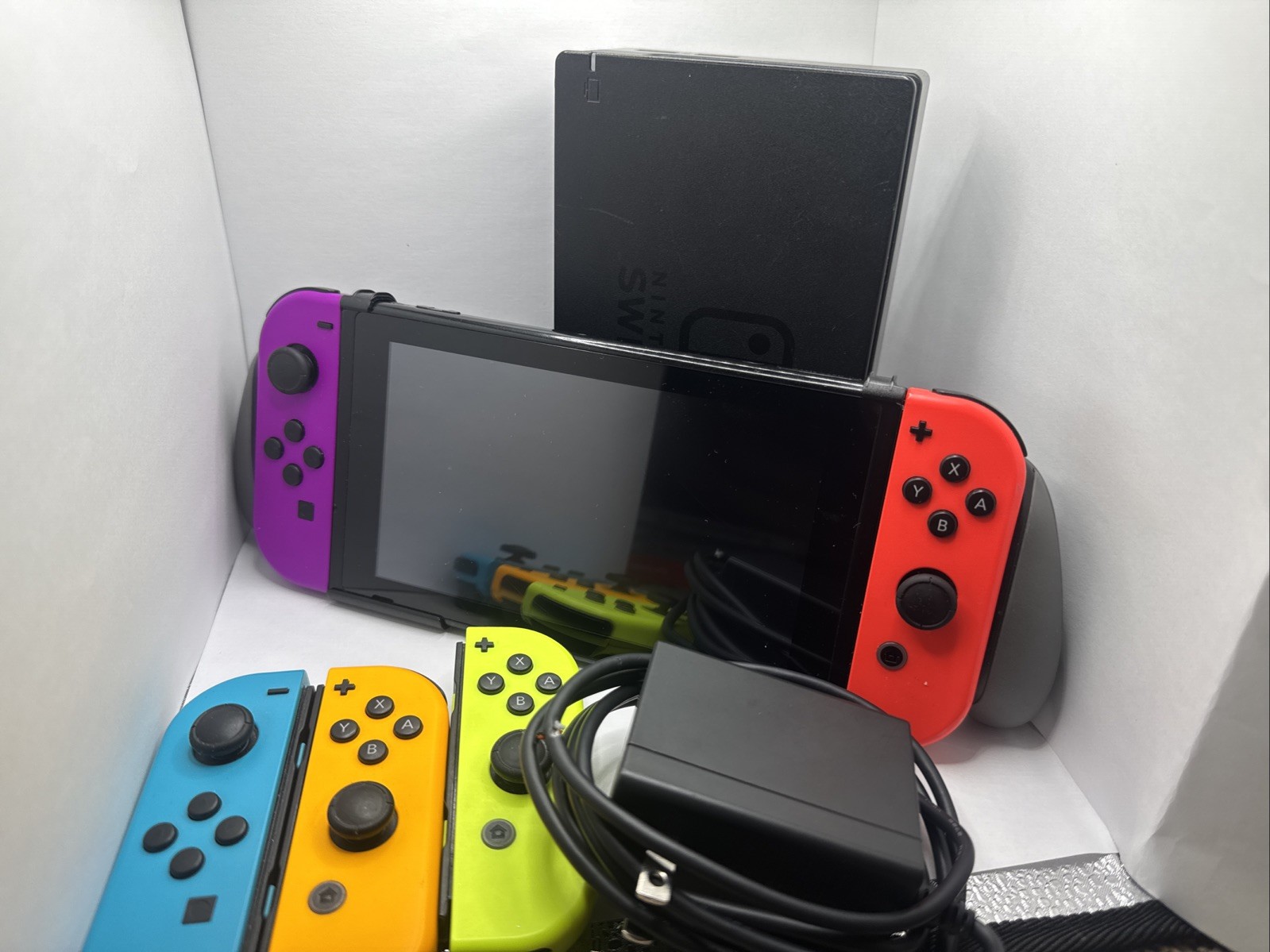 nintendo switch console bundle with games