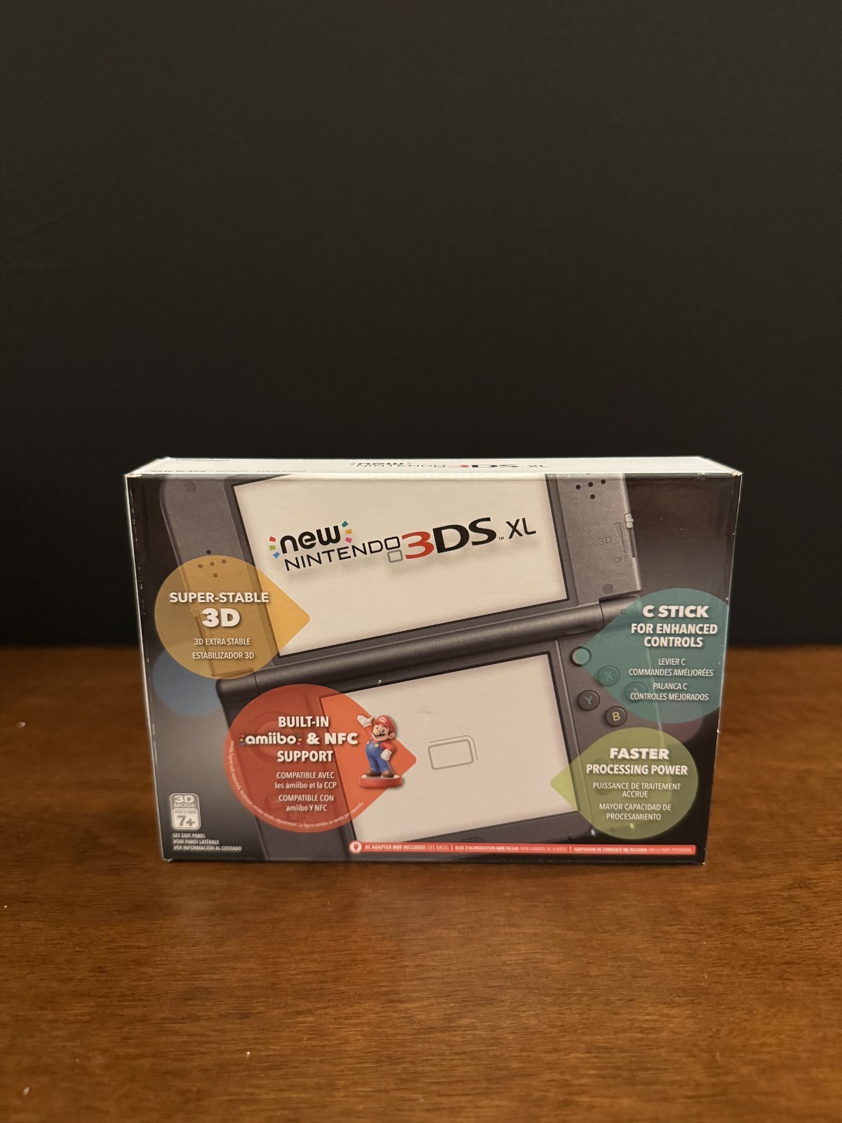 Nintendo New 3DS XL 4GB Handheld Gaming System – Black – Launch Edition
