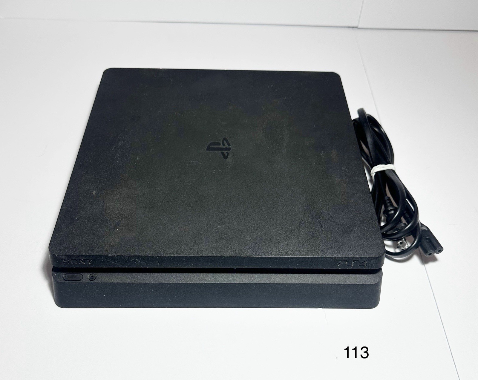 Sony PlayStation 4 Slim 1TB Console & Power Cord – Jet Black – CUH2015B – TESTED