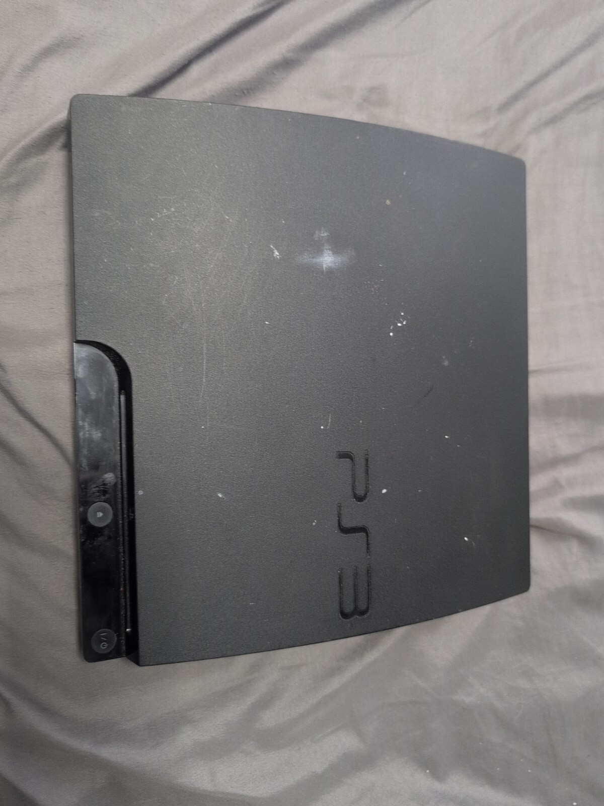 Sony PlayStation 3 Slim – Charcoal Black – For Parts – Not Working- NO HDD