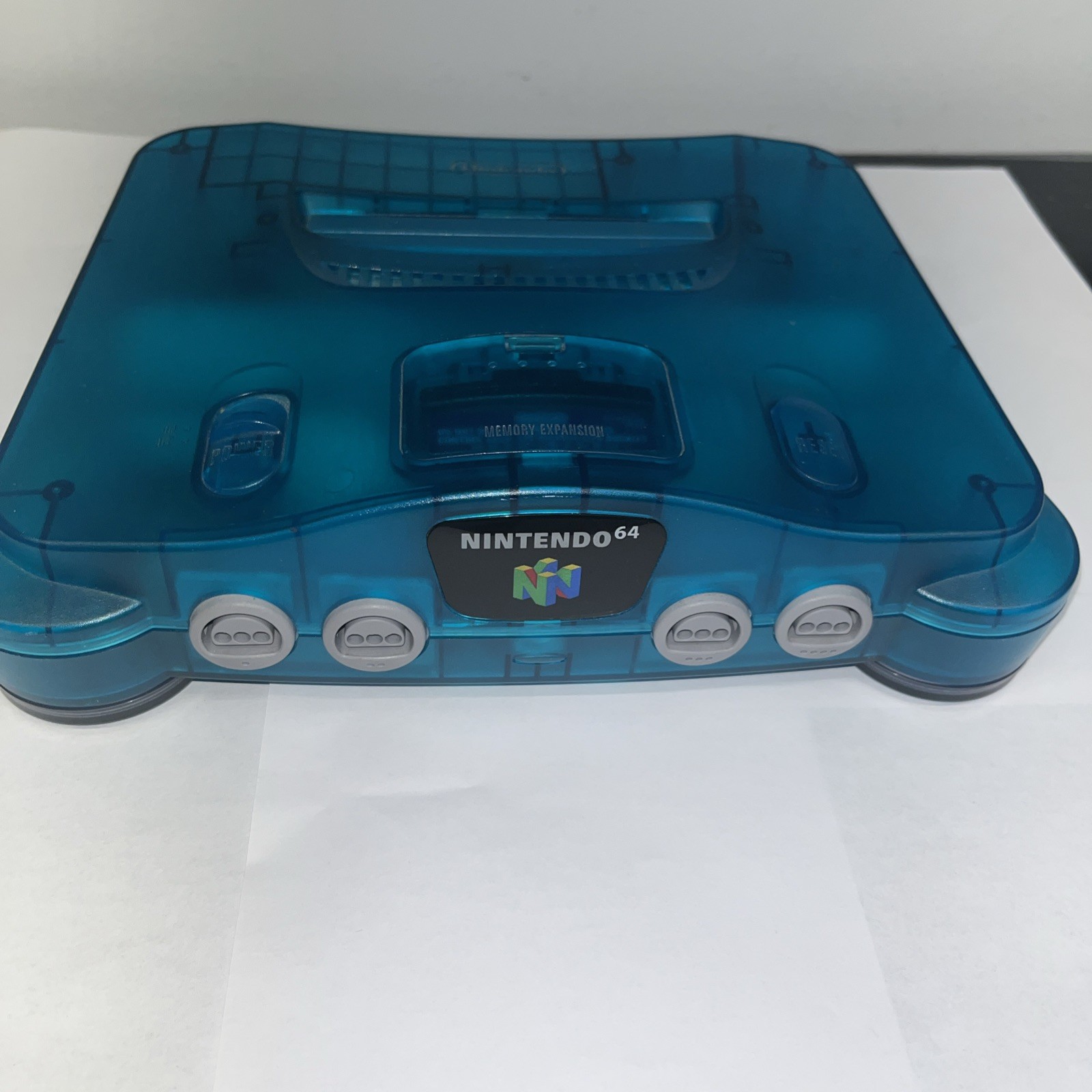 🎮NINTENDO 64 N64 Ice Blue Funtastic LIMITED EDITION Console System TESTED🎮