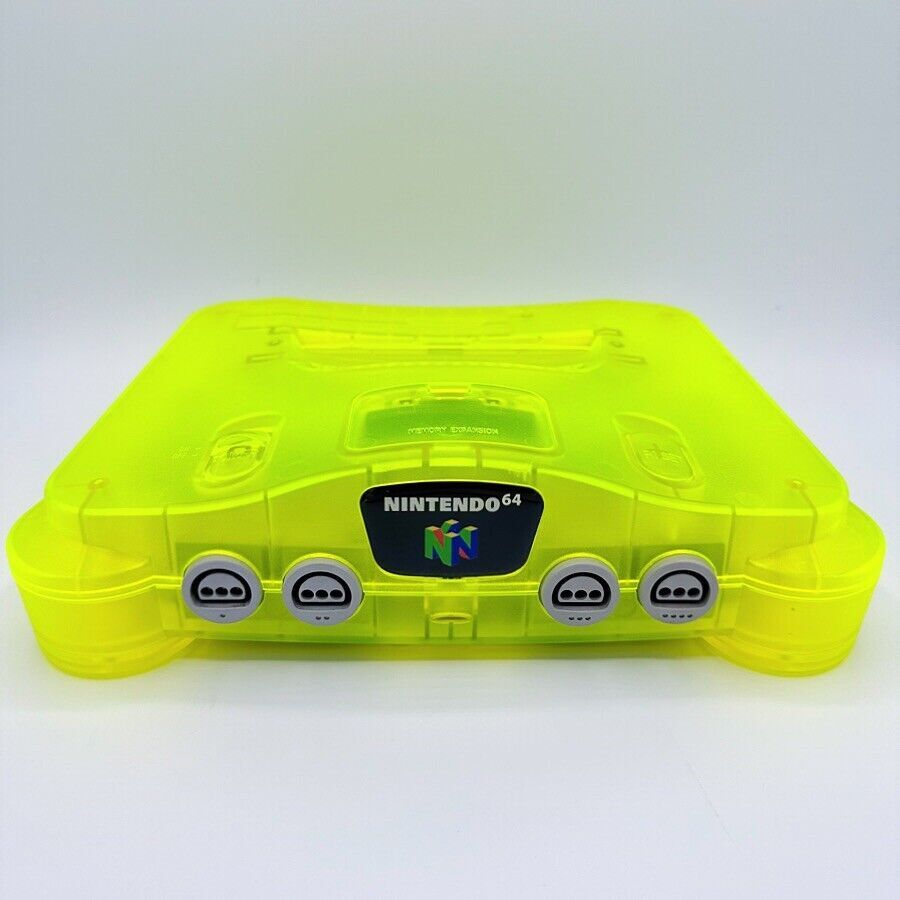 NEW Nintendo 64 N64 Limited Clear Extreme Green Custom Console Only Funtastic