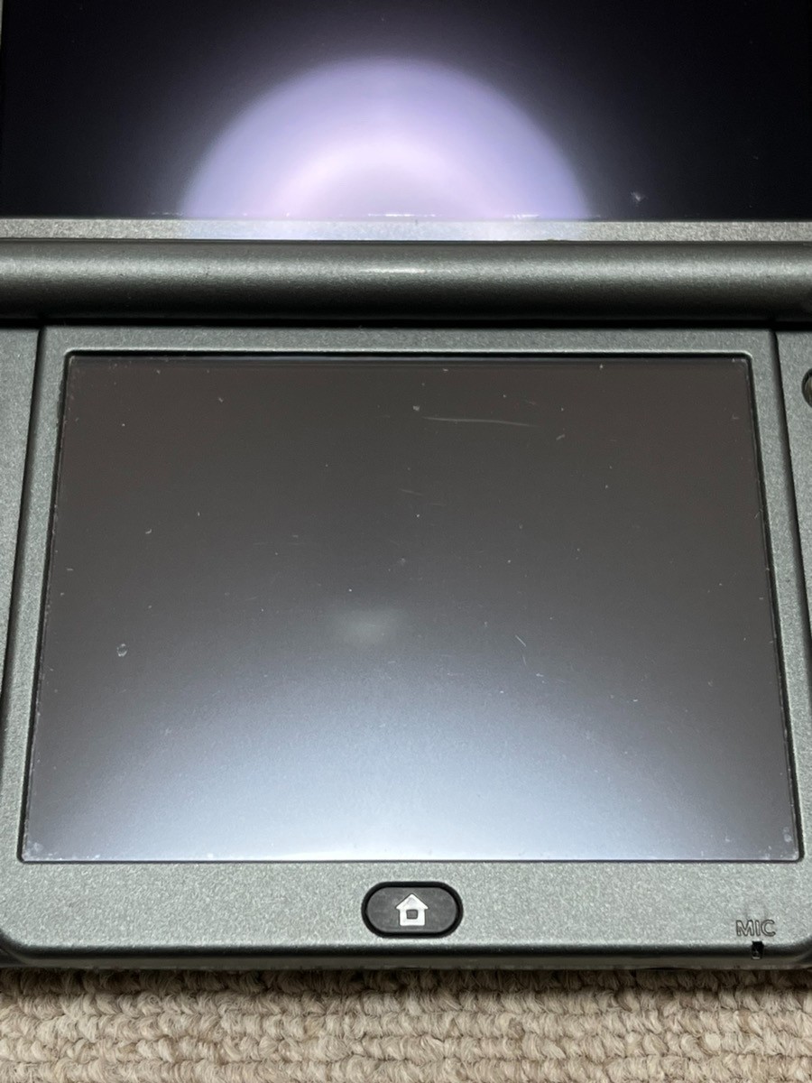 New 3DS LL XL Metalic black Japan Nintendo Console region Japanese B866