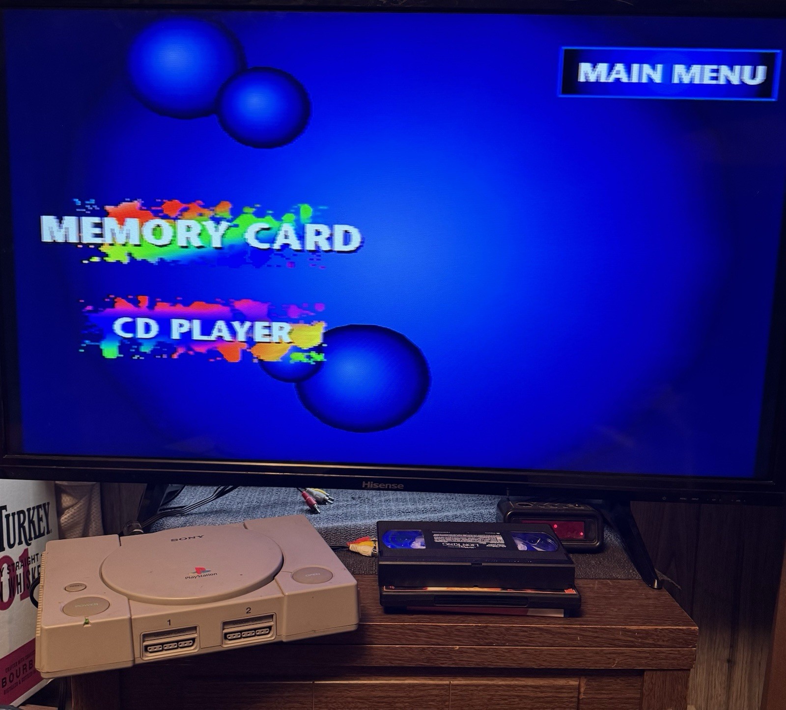 Sony PlayStation PS1 SCPH-5501 Untested No Controller No Power Cord Powers On