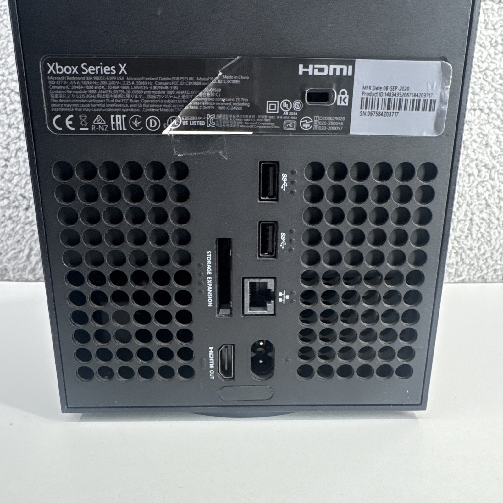 Microsoft Xbox Series X (1882) Console Black For Parts or Repair !!! – No Power
