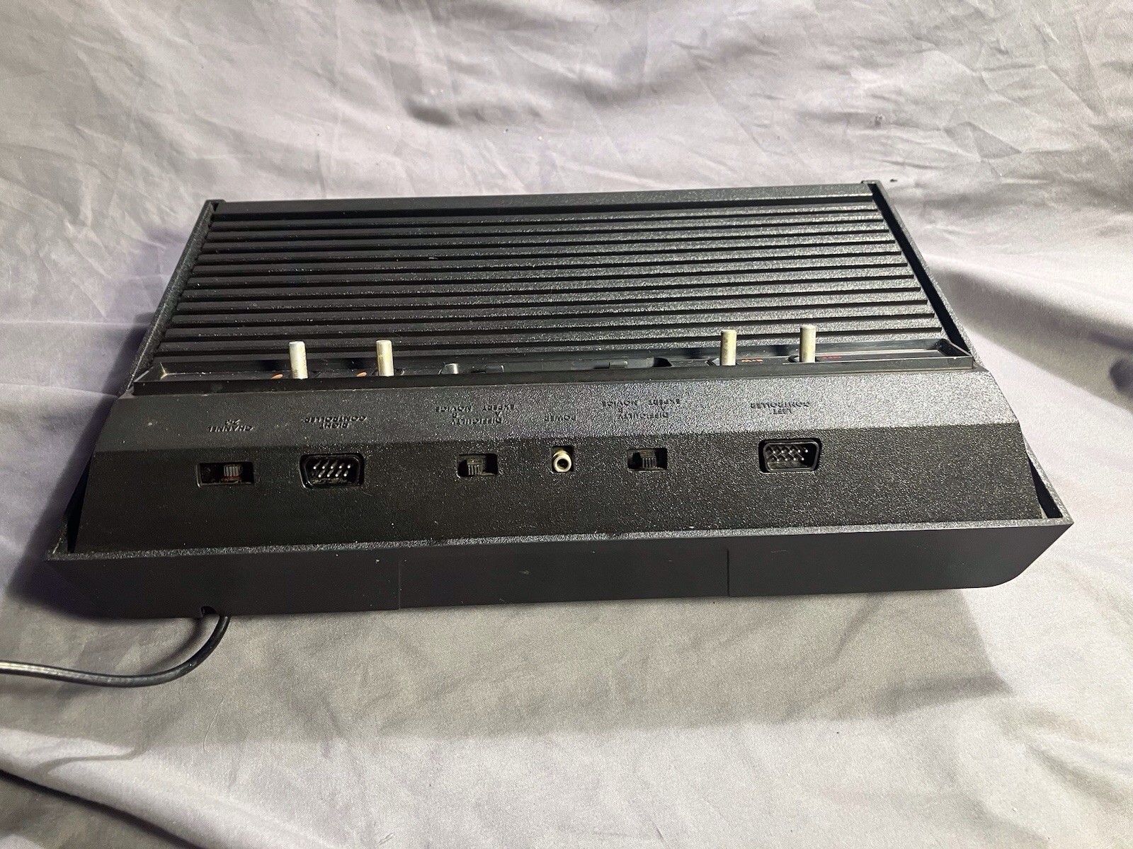 Atari CX-2600 CONSOLE-Joysticks, Power Supply, Switch & Game Case UNTESTED AS-IS