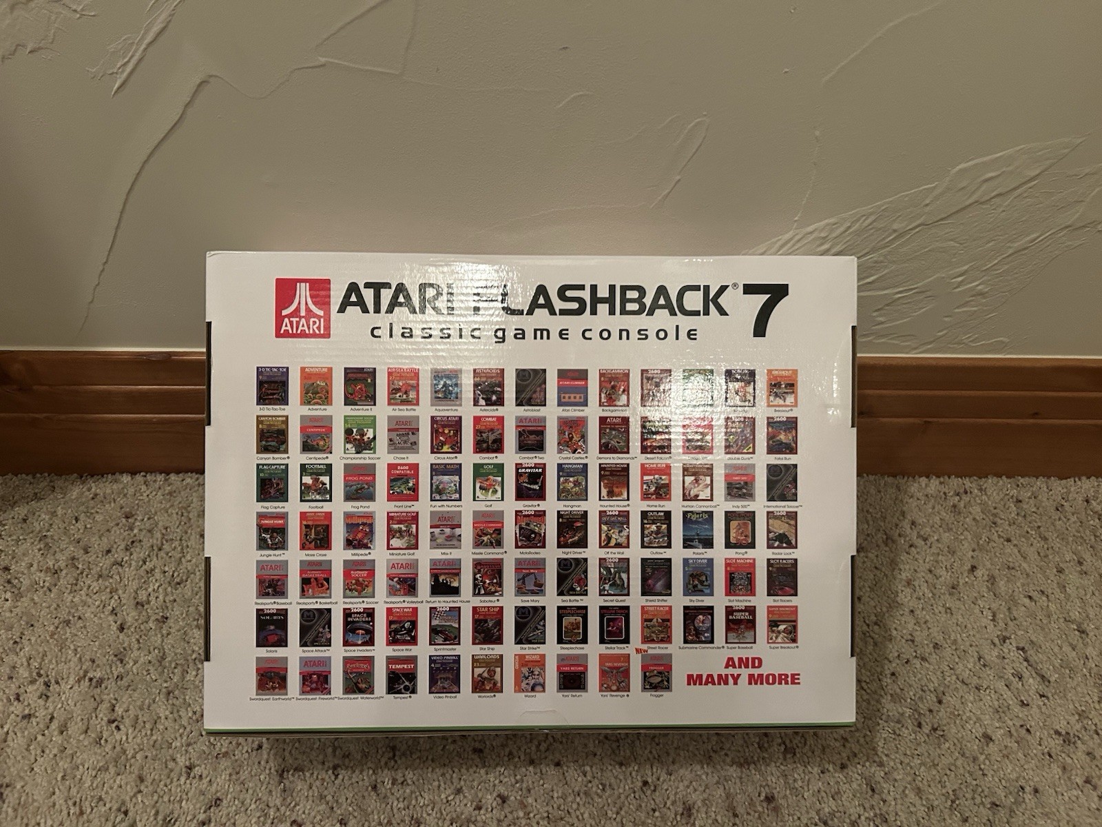 Atari Flashback 7 Classic Game Console – Black/Orange