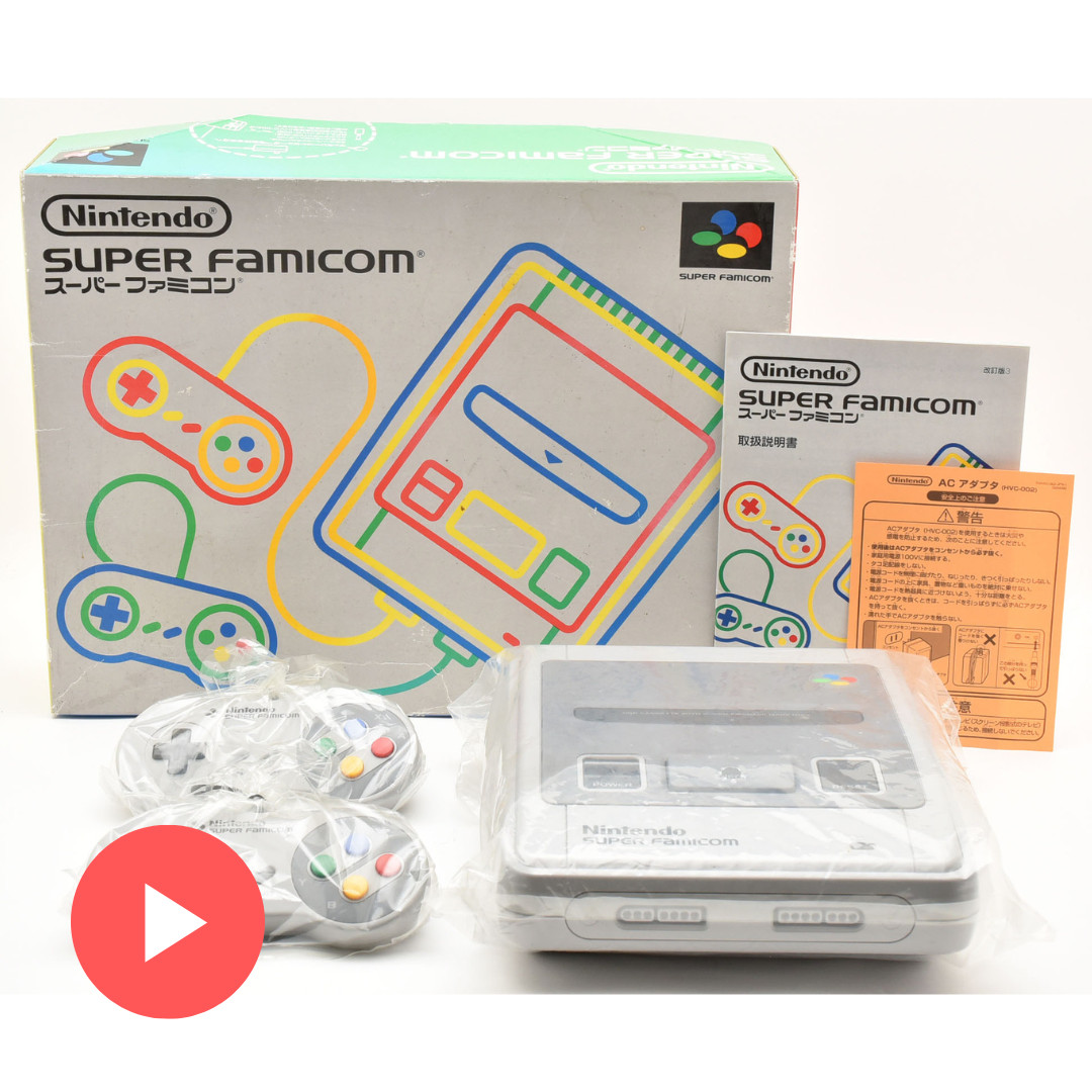 [Unused Rare] Nintendo SHVC-001 SNES SFC Super Famicom SHVC-005 Region JAPAN