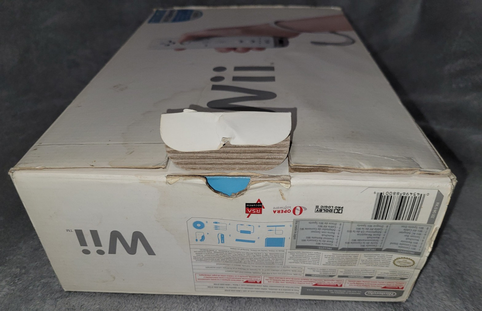 Nintendo Wii Sports White Home Console + Box