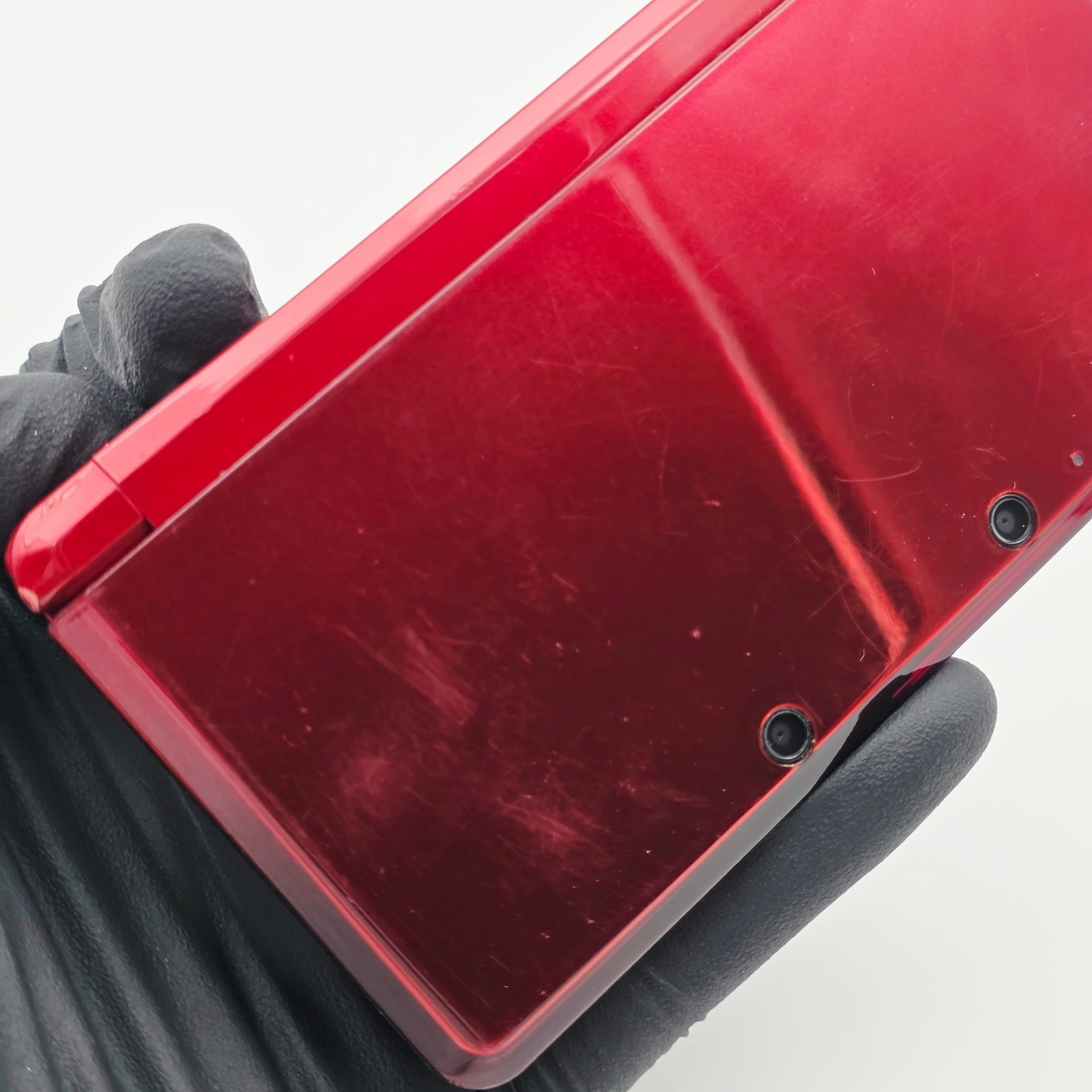 Nintendo 3DS Handheld Console Flame Red CTR-001 Includes Charger Stylus