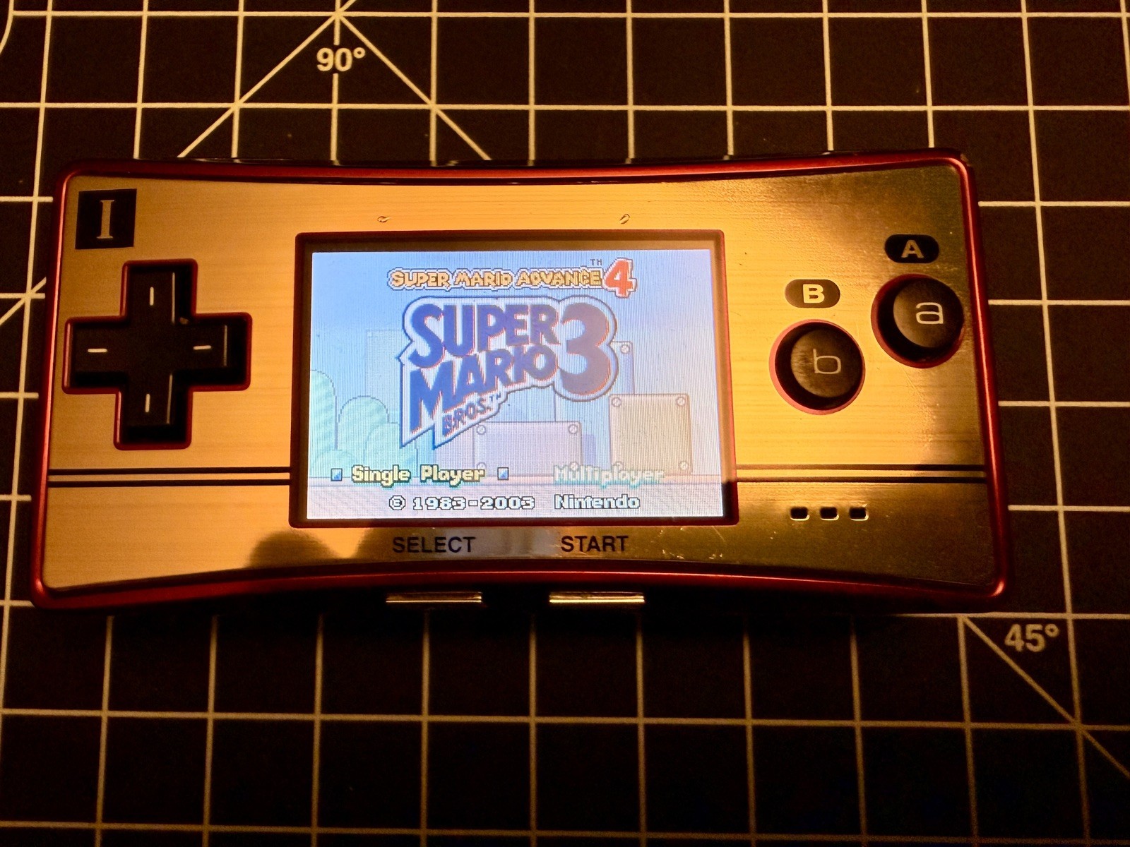 Nintendo GAME BOY Micro Console Famicom Happy Mario Design Limited [Japan model]