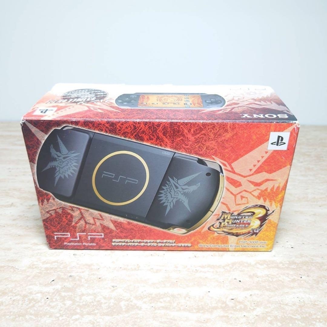 Sony PSP 3000 Monster Hunter Portable 3rd Hunters Model Limited Edition 7078